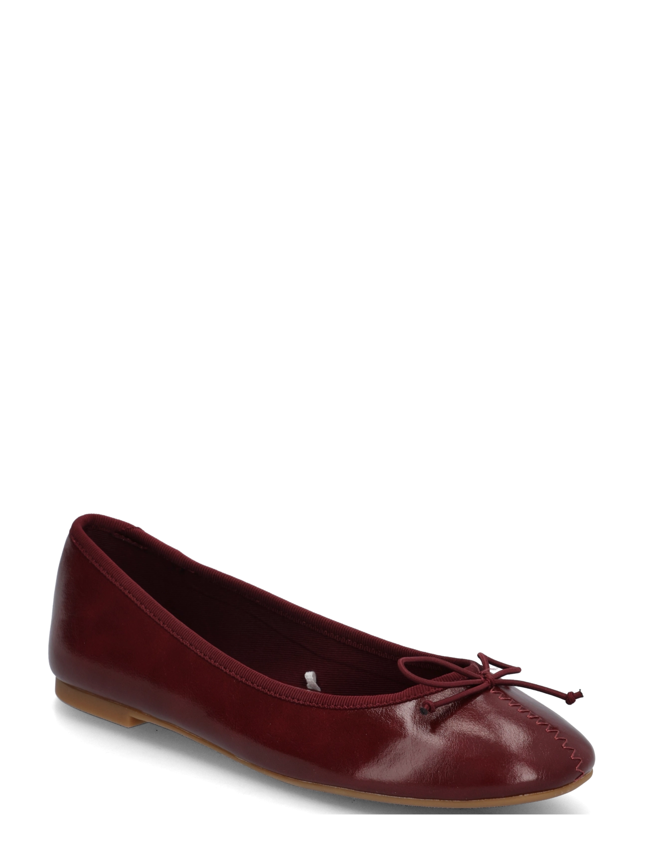 Mango Bow ballerina - Teens 35-44 - DARK RED / burgundy