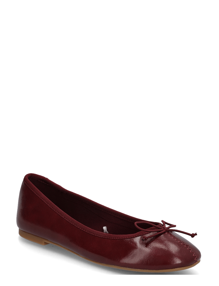 Mango - Bow ballerina - ballerinaer & slip ons - dark red - 0