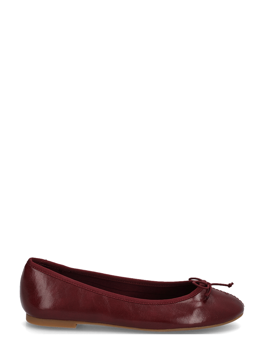 Mango - Bow ballerina - ballerinaer & slip ons - dark red - 2