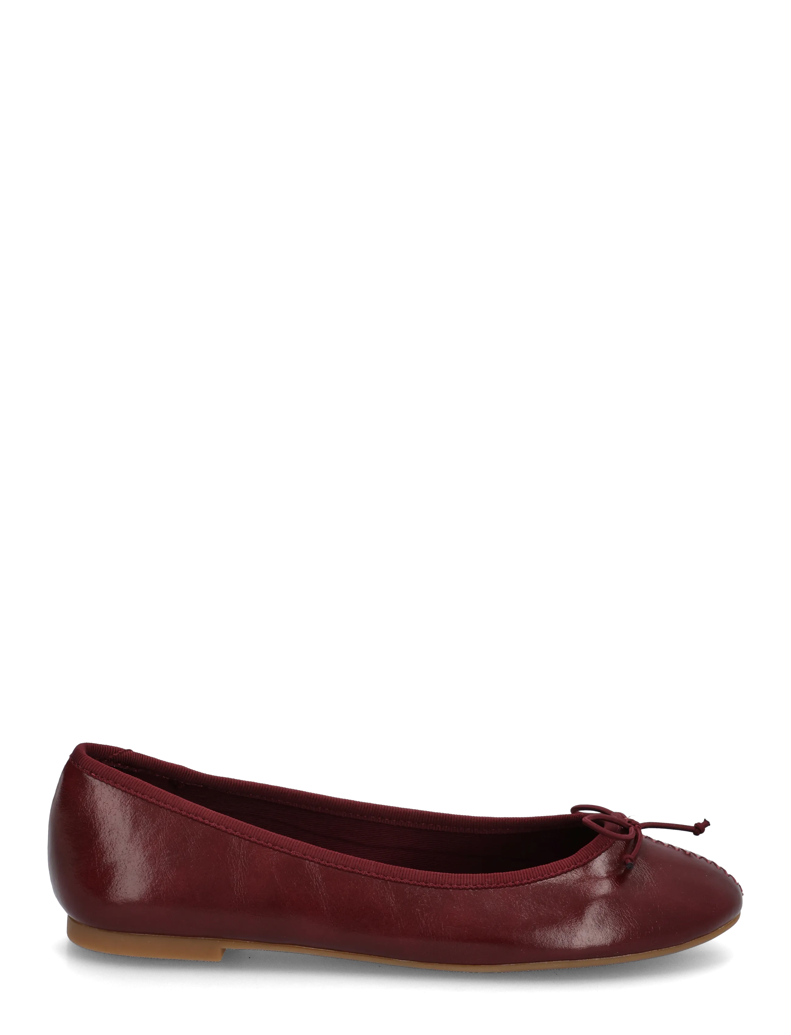 Mango - Bow ballerina - ballerinaer & slip ons - dark red - 2