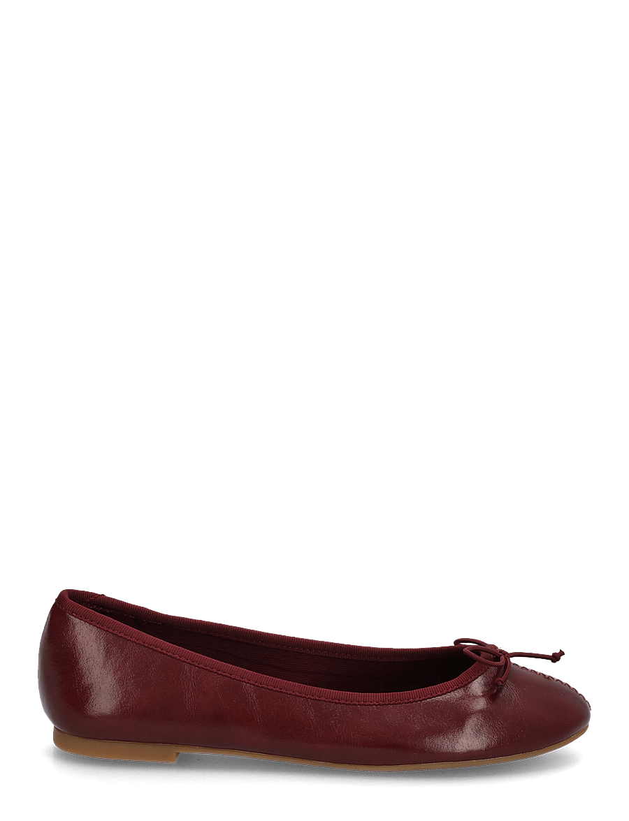 Mango - Bow ballerina - ballerinaer & slip ons - dark red - 2