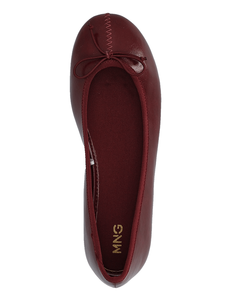 Mango - Bow ballerina - ballerinaer & slip ons - dark red - 3