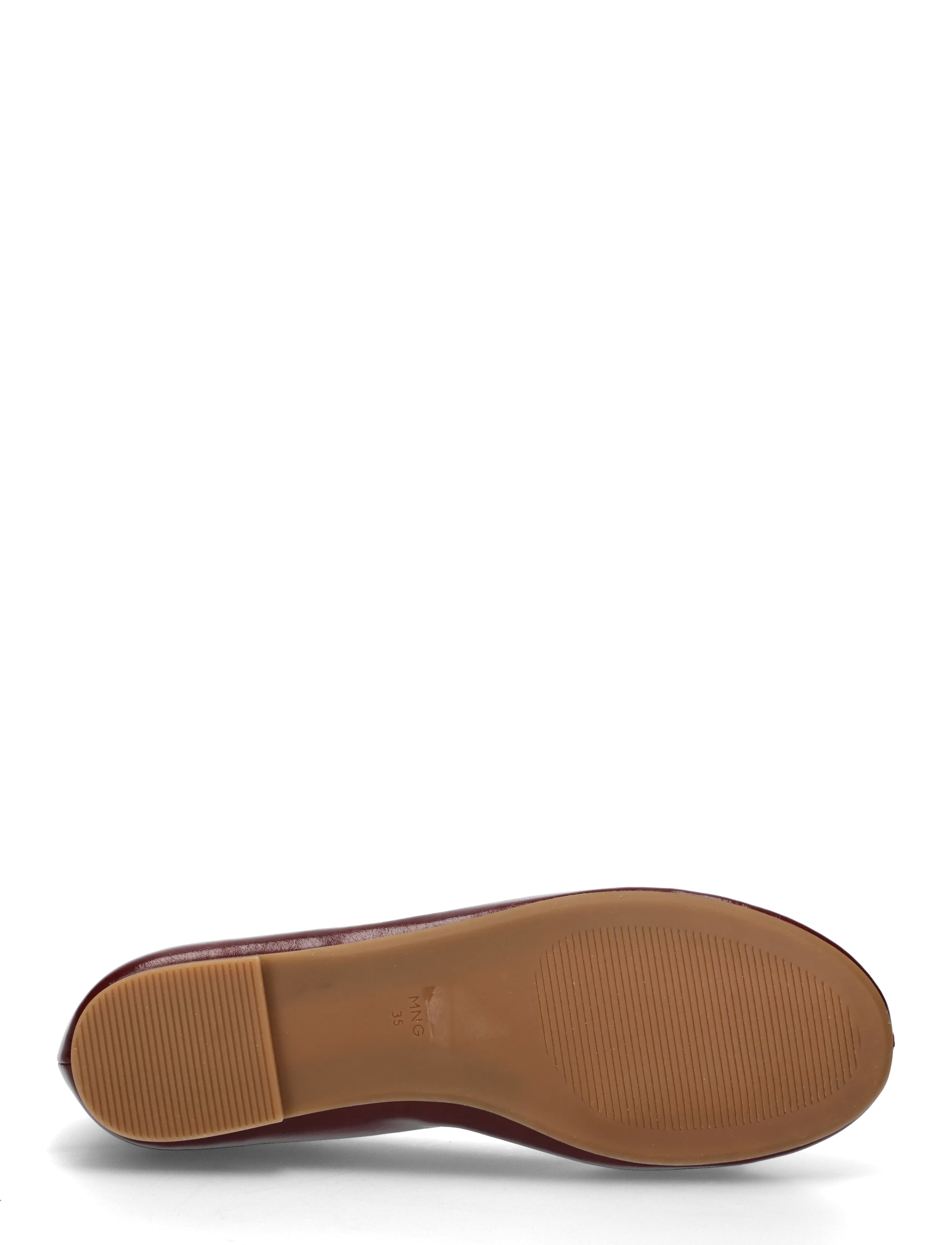 Mango - Bow ballerina - ballerinaer & slip ons - dark red - 4