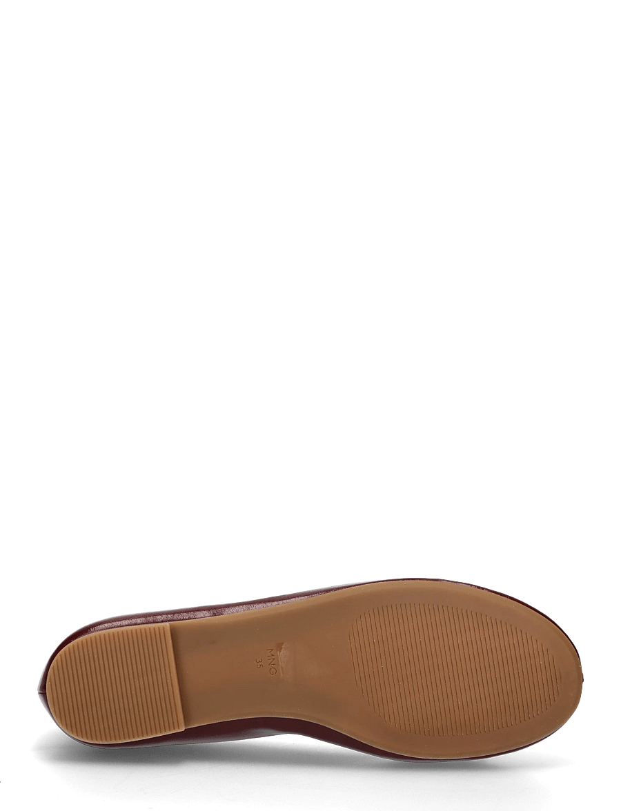 Mango - Bow ballerina - ballerinaer & slip ons - dark red - 4