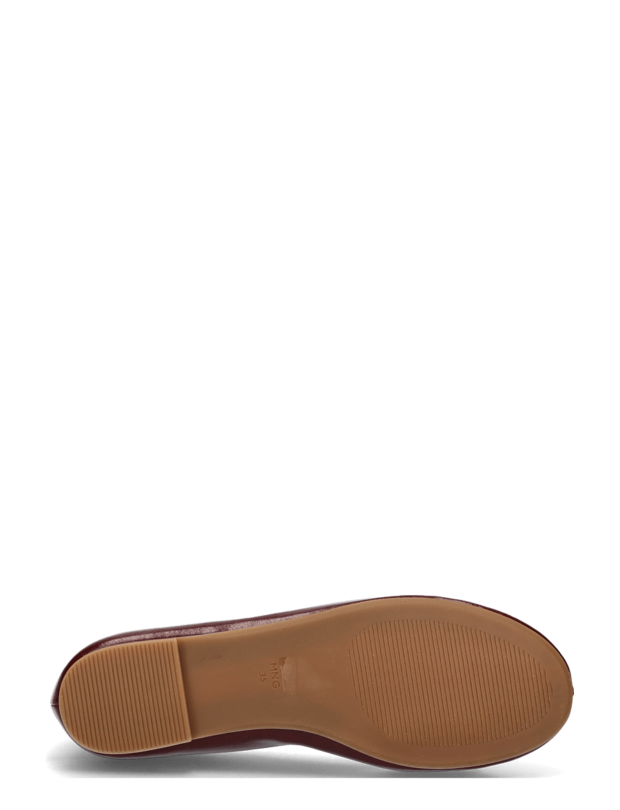 Mango - Bow ballerina - ballerinaer & slip ons - dark red - 4