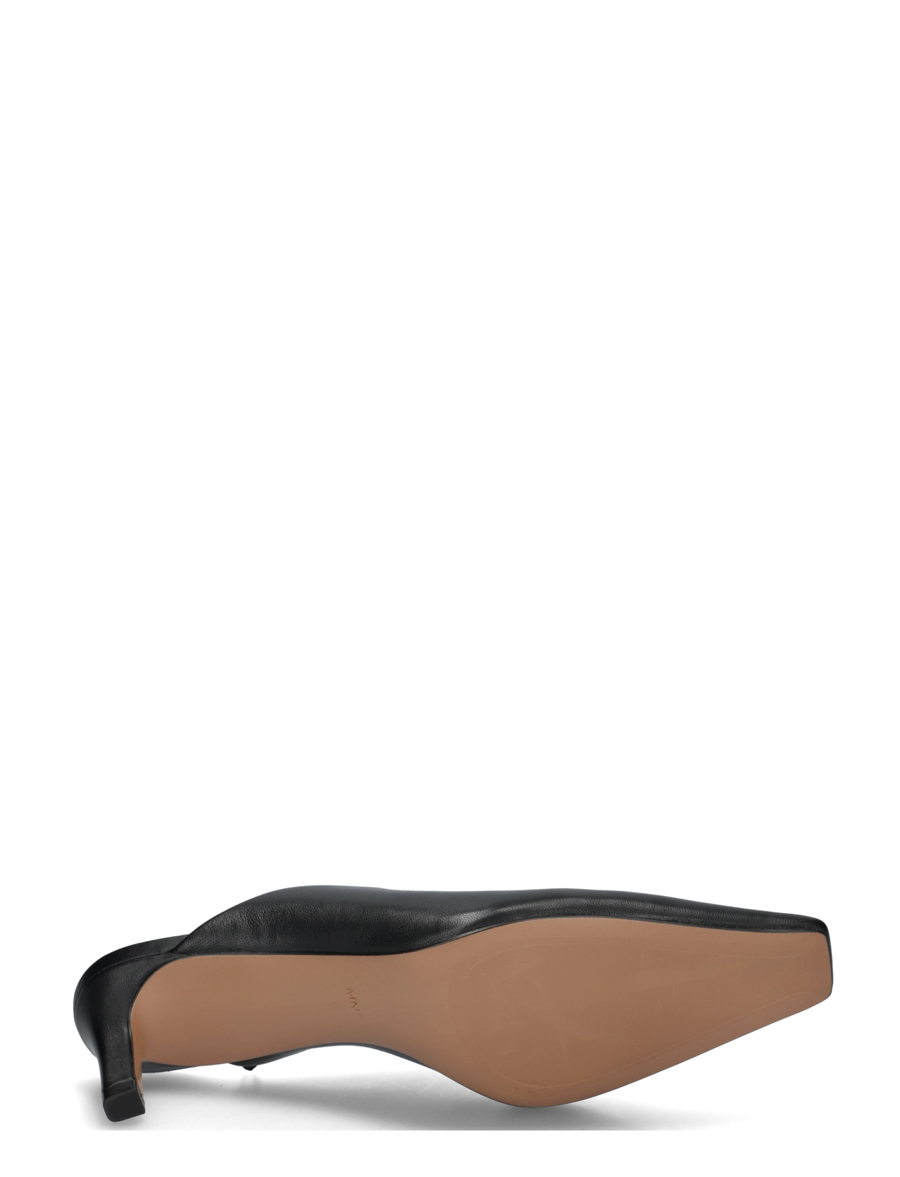 Mango - Heeled leather shoes - mules med hæle - black - 4