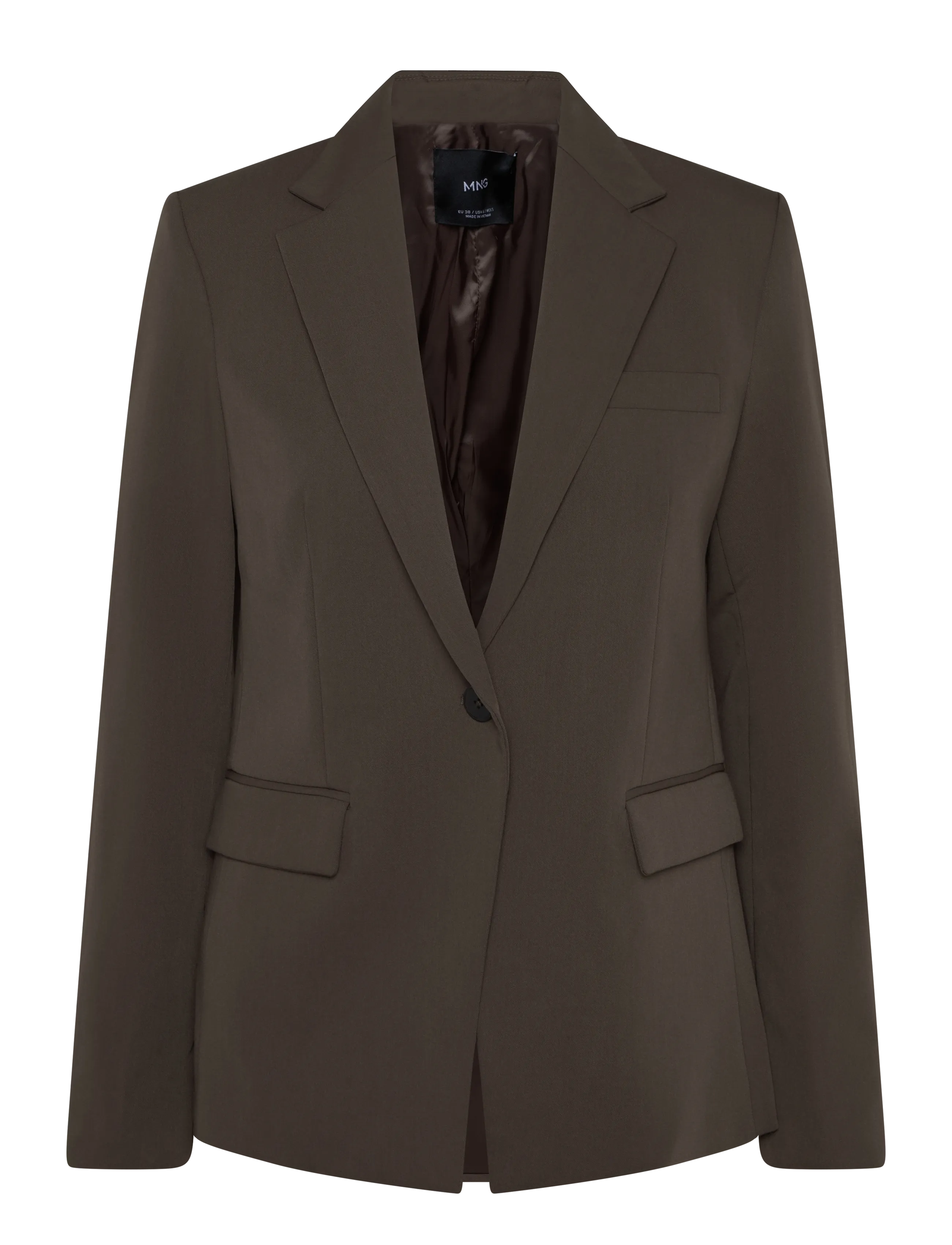 Mango Fitted suit blazer - Særlige begivenheder - MEDIUM GREEN / khaki/green