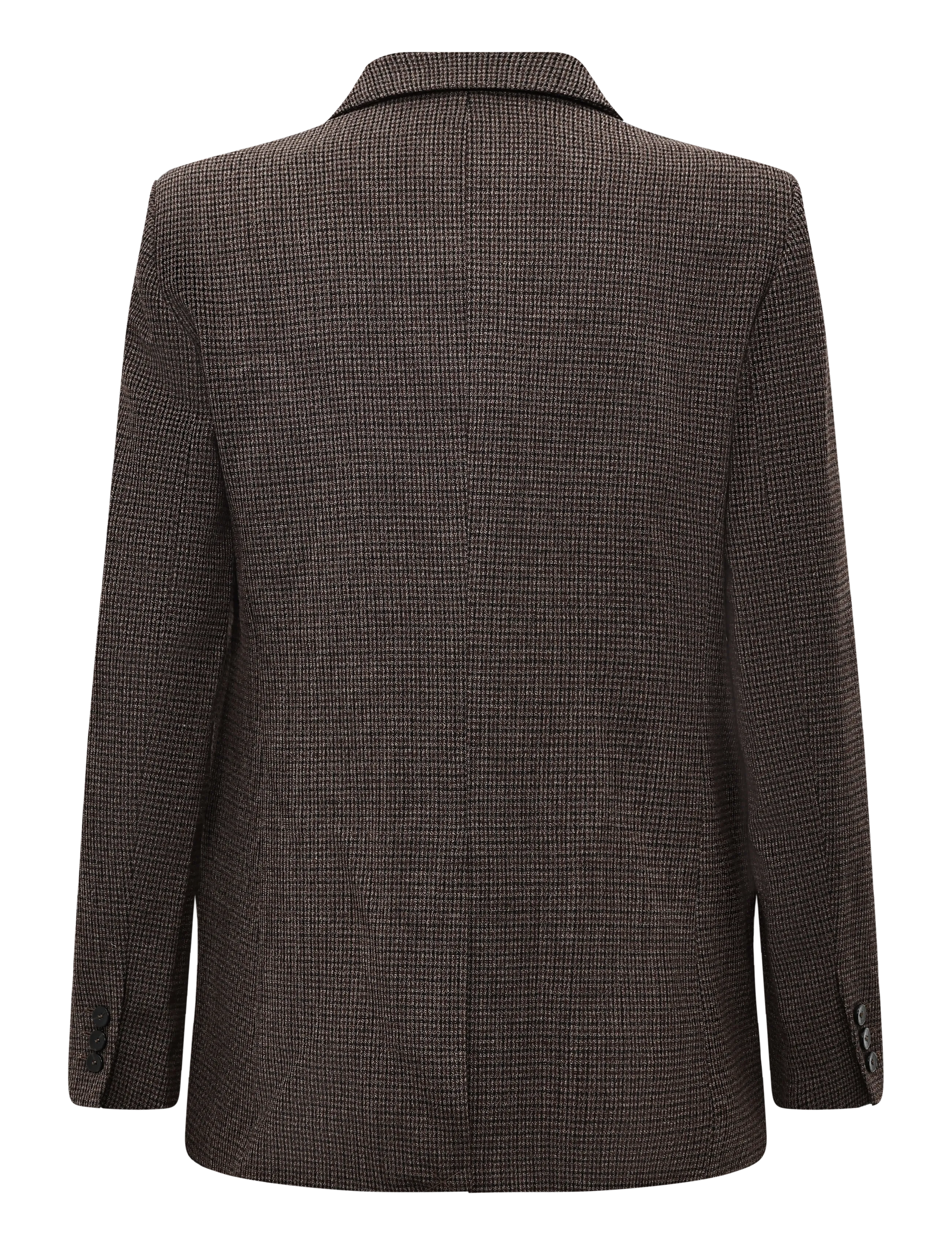 Mango - Double-breasted suit blazer - dubbelknäppta kavajer - dark brown - 1