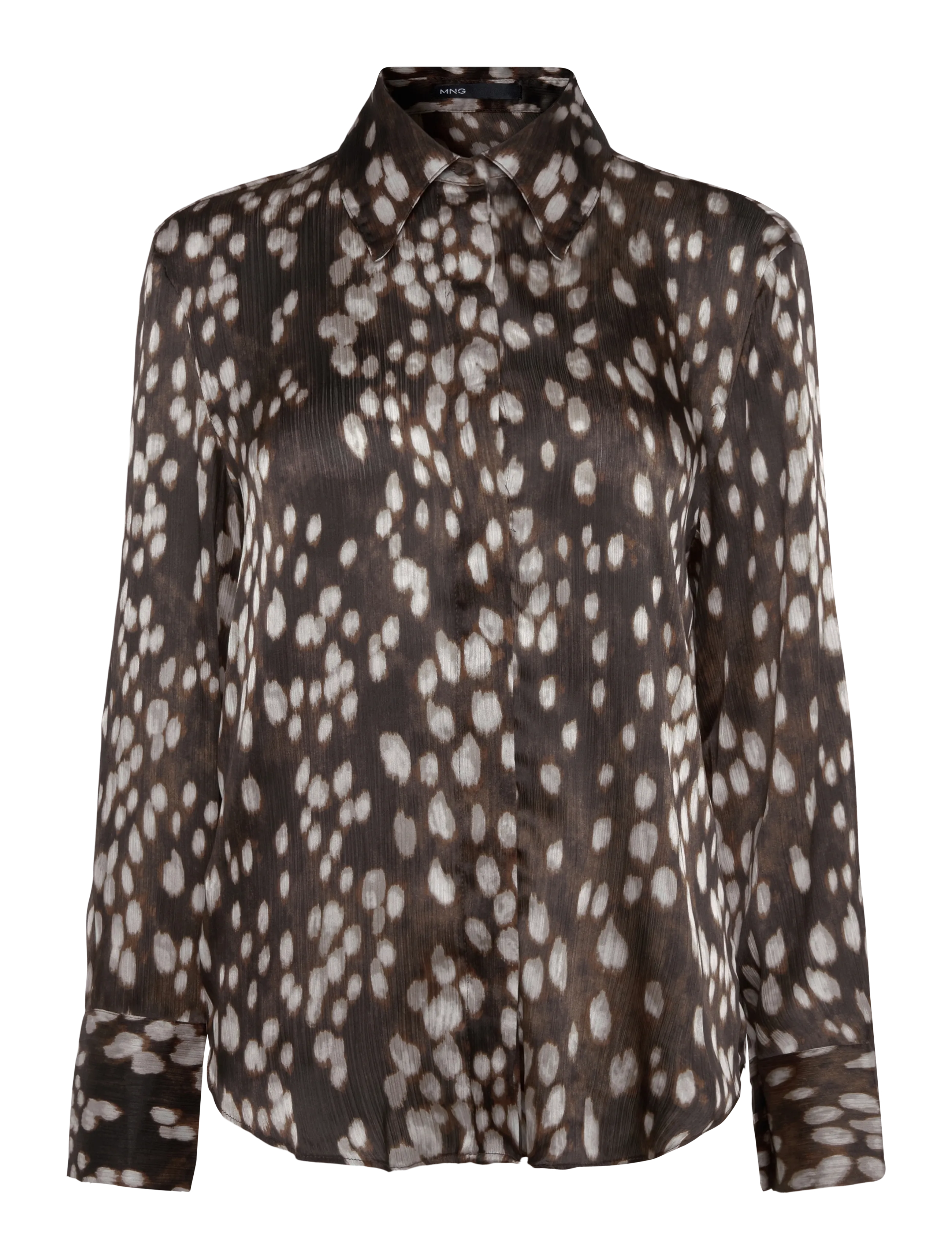 Mango Straight Bambi shirt - Streetstyle - BROWN / brown
