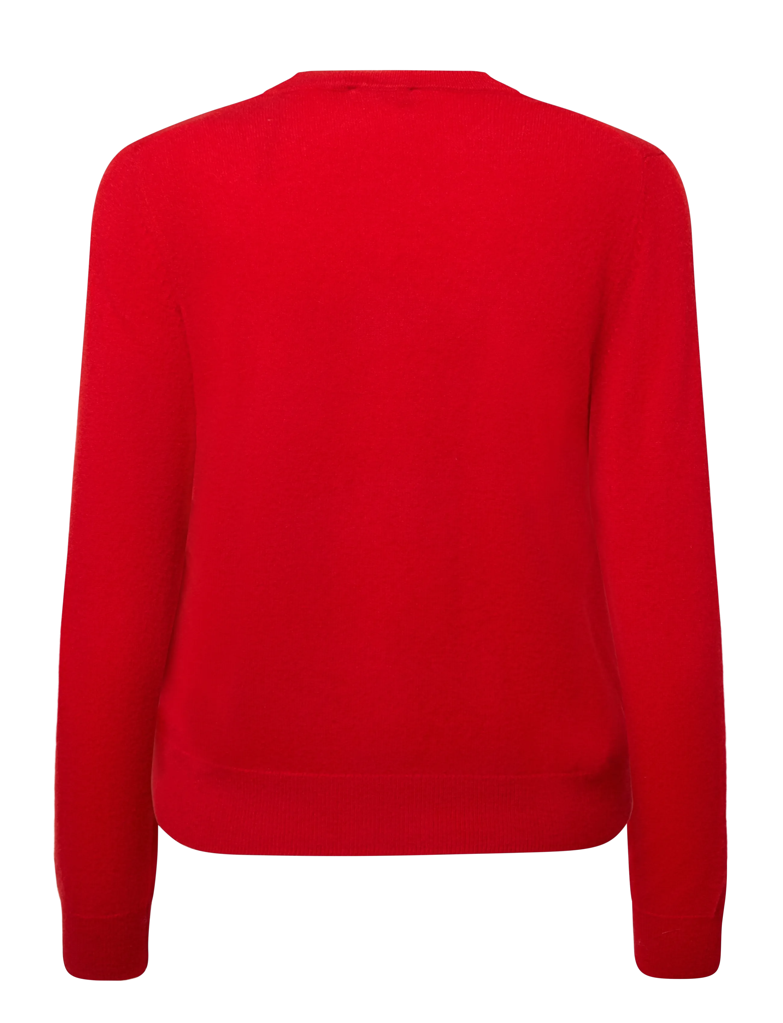 Mango - 100% cashmere round-neck sweater - kashmir - red - 2