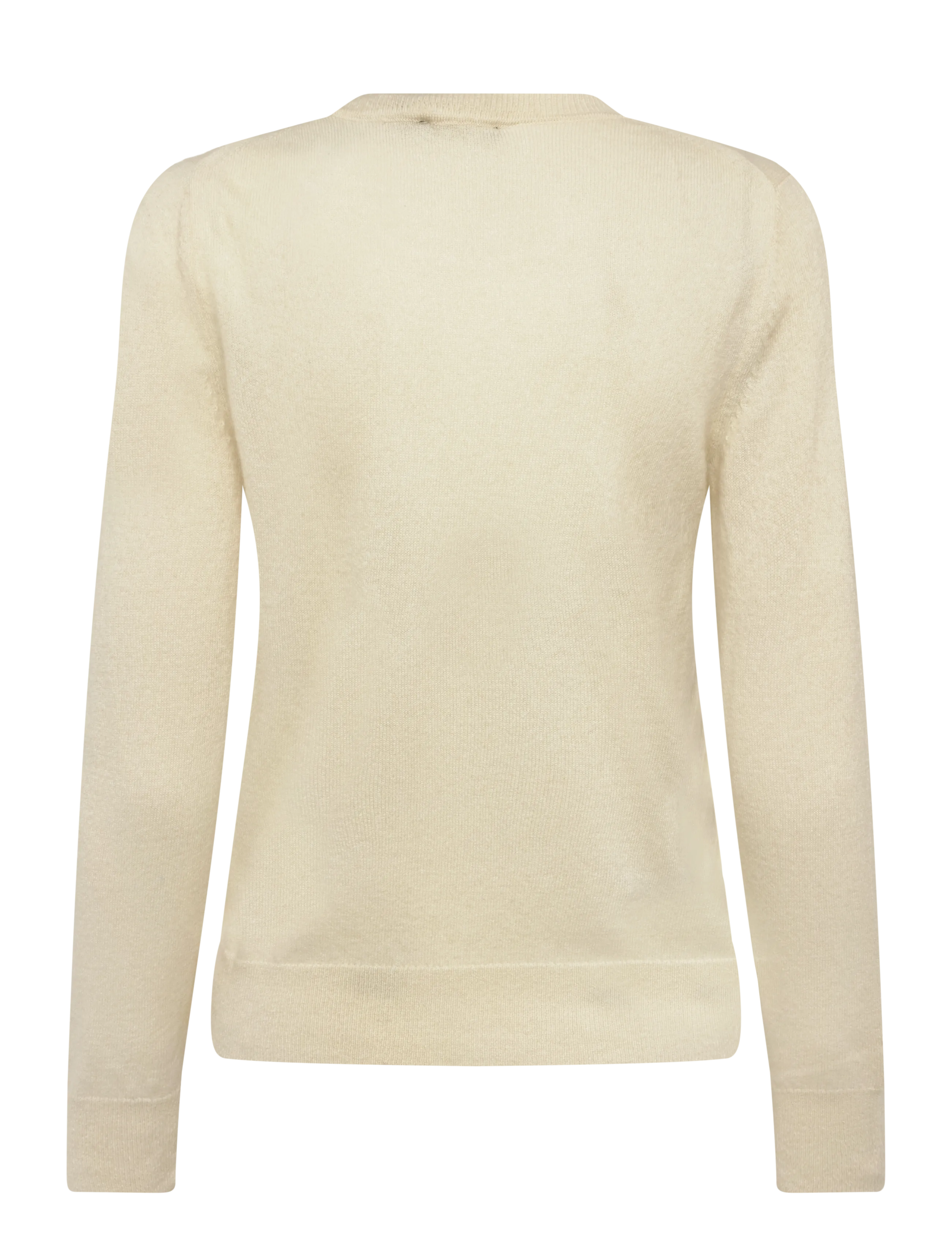 Mango - 100% cashmere round-neck sweater - cashmere - yellow - 2