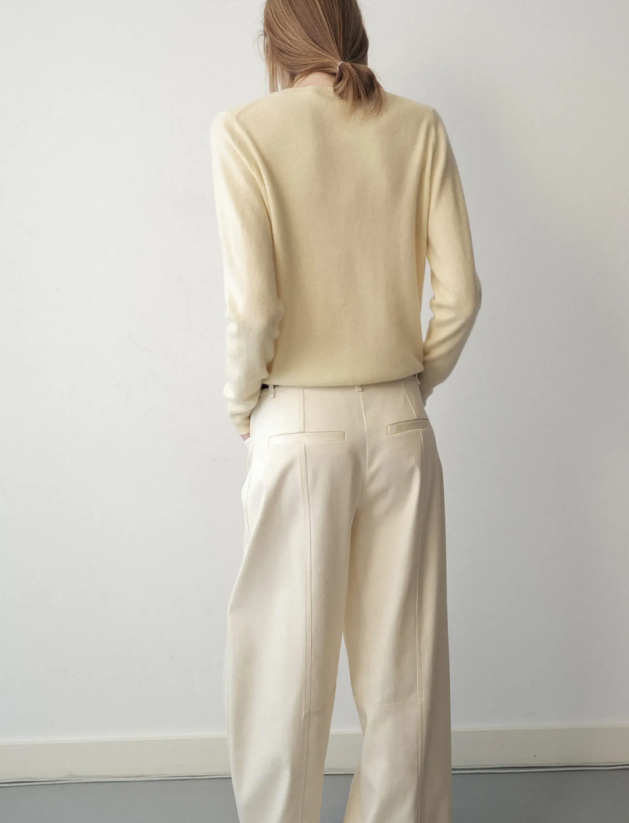 Mango - 100% cashmere round-neck sweater - kashmir - yellow - 2