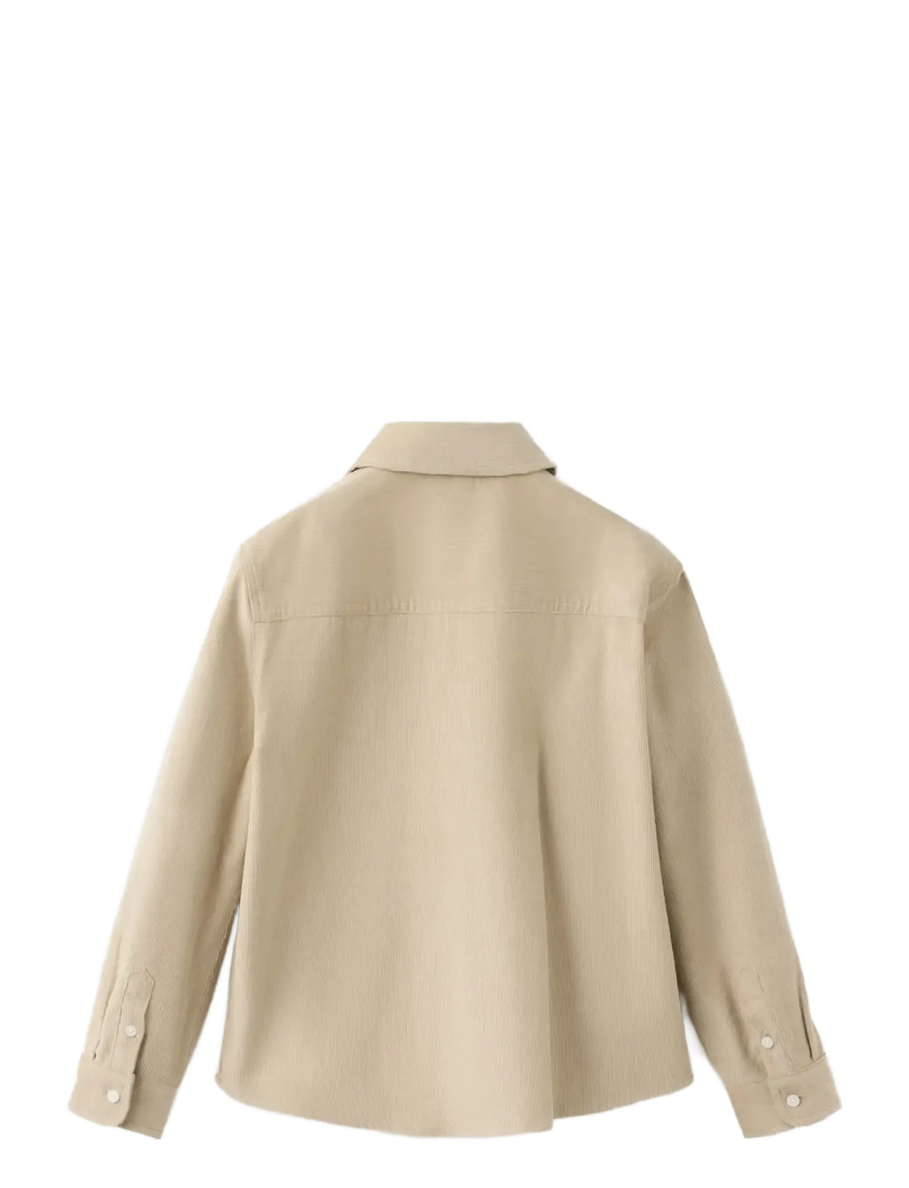 Mango - 100% cotton corduroy shirt - lt pastel brown - 1