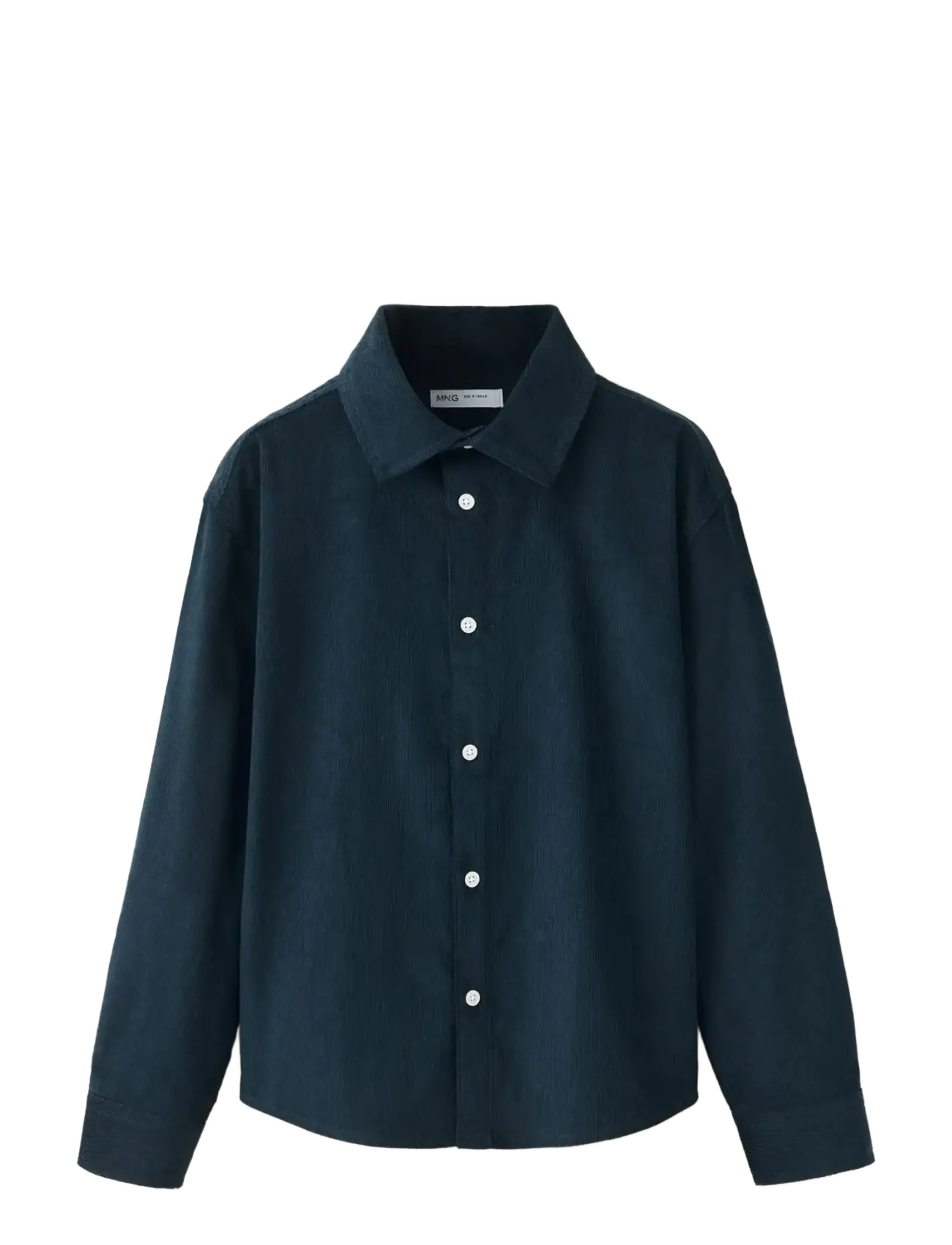 Mango 100% cotton corduroy shirt - Skjorter - NAVY / navy