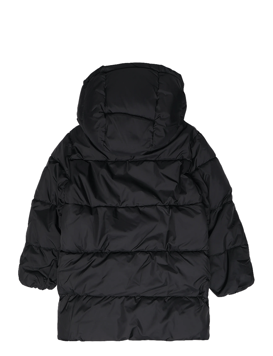 Mango - Long padded anorak with hood - anoraker - black - 1