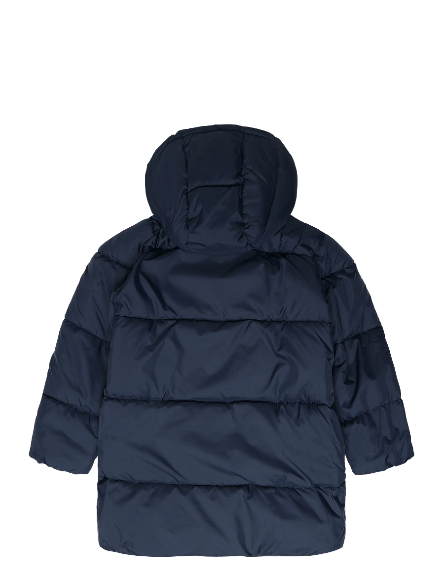 Mango - Long padded anorak with hood - anorakker - navy - 1