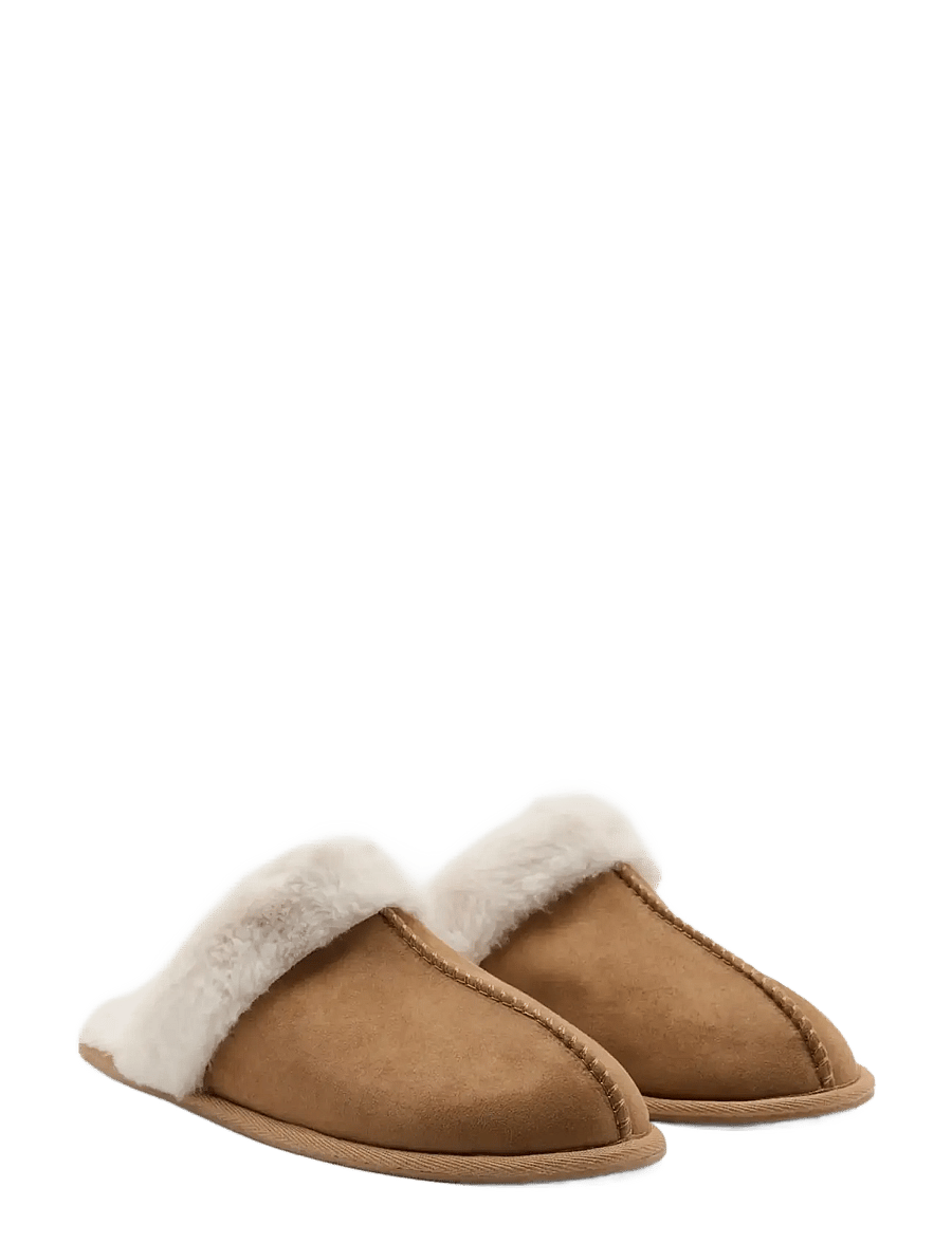 Mango - Suede-effect faux fur trainers - hjemmesko - lt pastel brown - 1