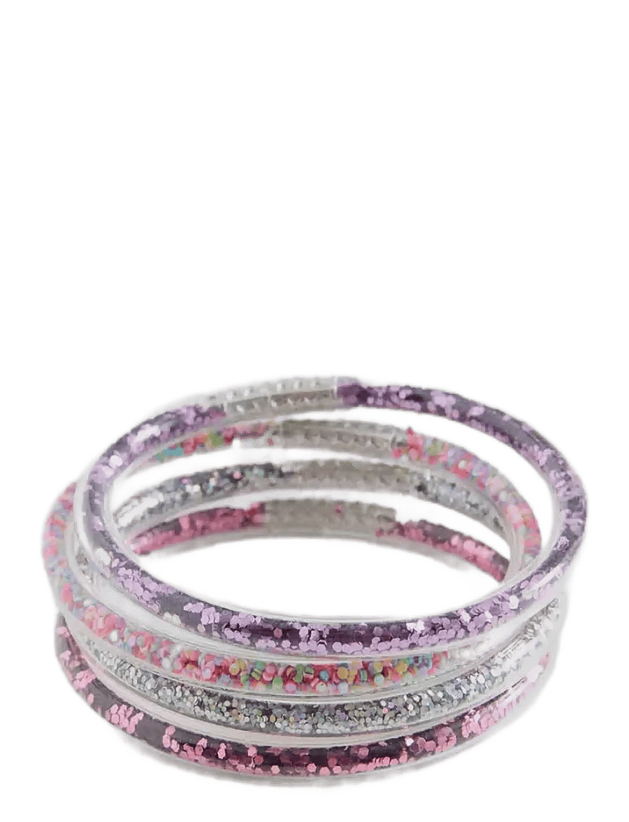 Mango - 4-pack glitter bracelets - armband - pink - 0