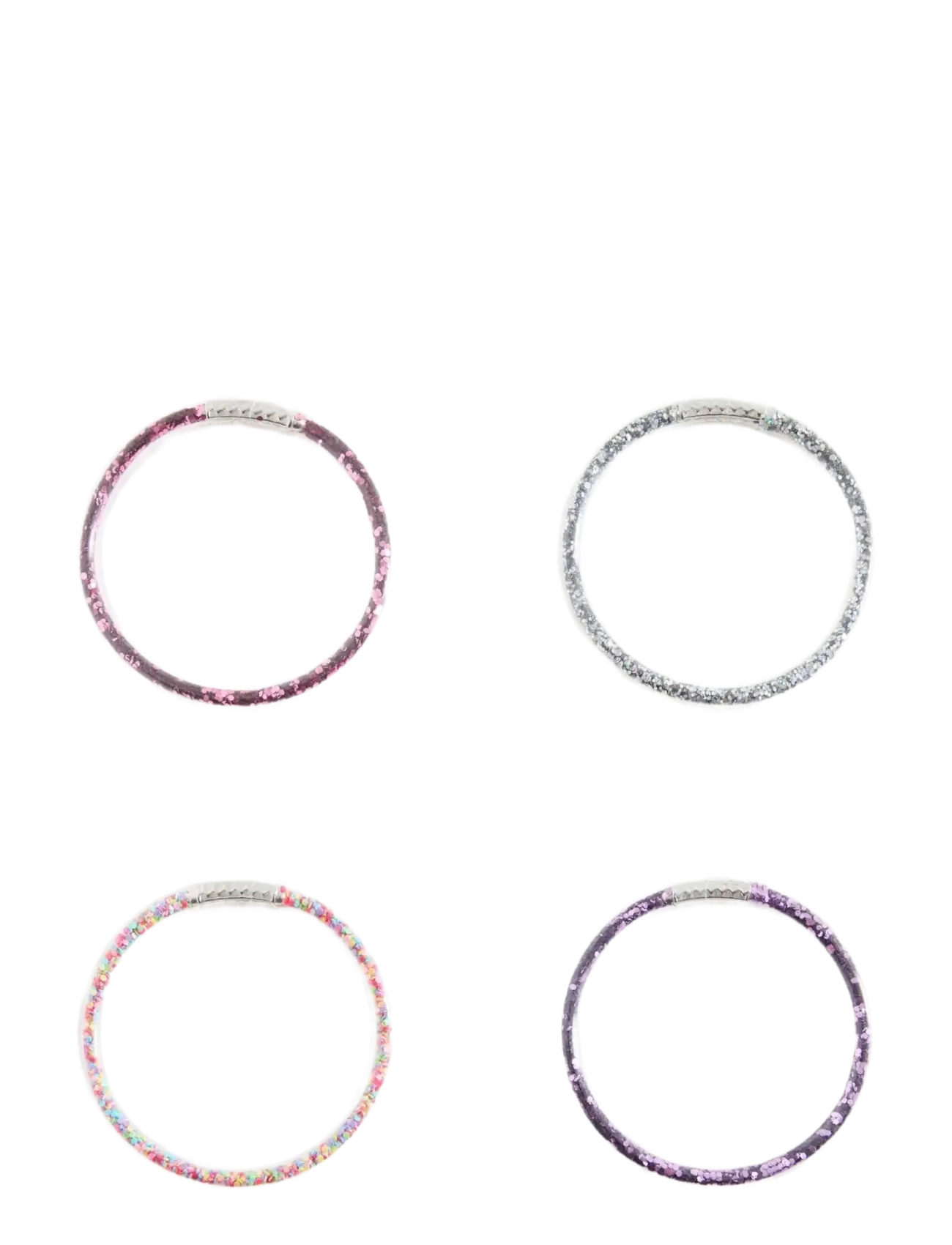 Mango - 4-pack glitter bracelets - armband - pink - 1