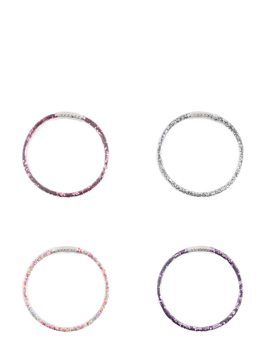 Mango - 4-pack glitter bracelets - armband - pink - 1