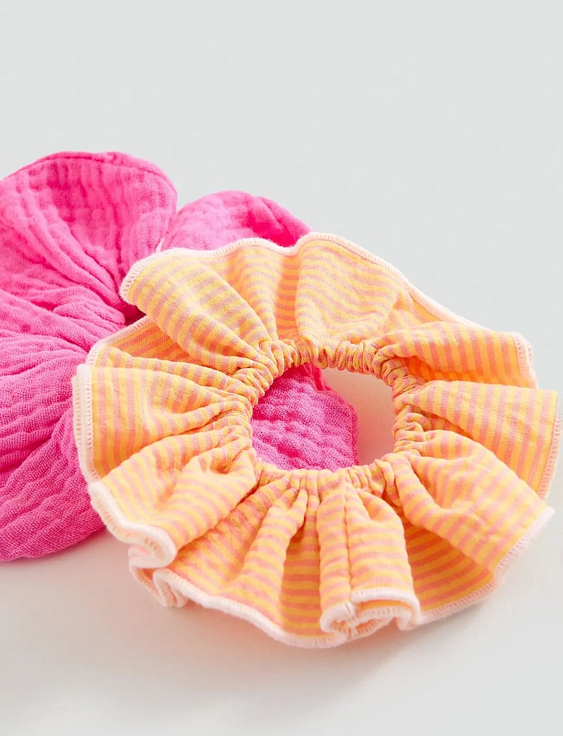 Mango - 2 hair tie pack - hårsnoddar - pink - 1