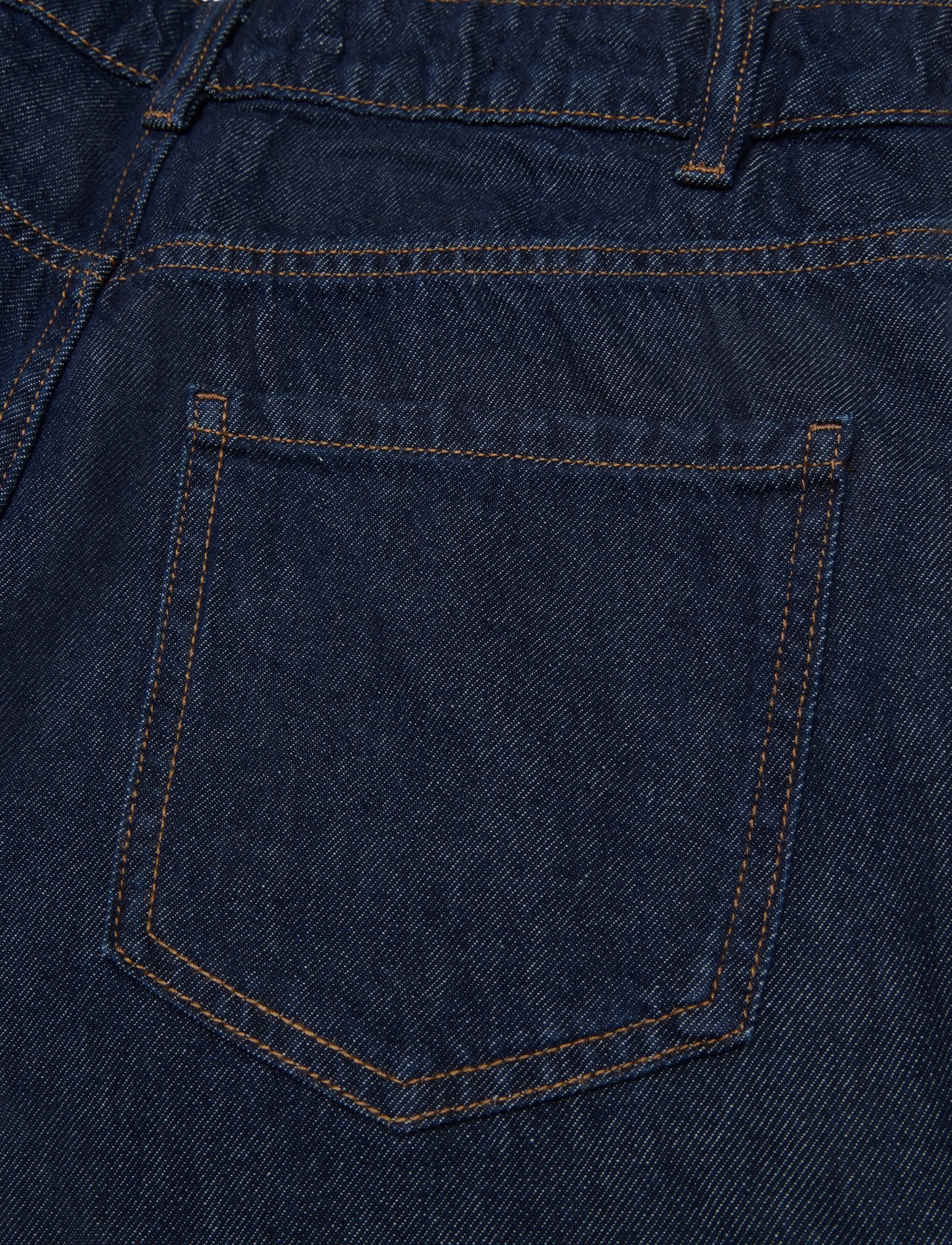 Mango - High-waist straight-fit denim shorts - casual shorts - open blue - 4