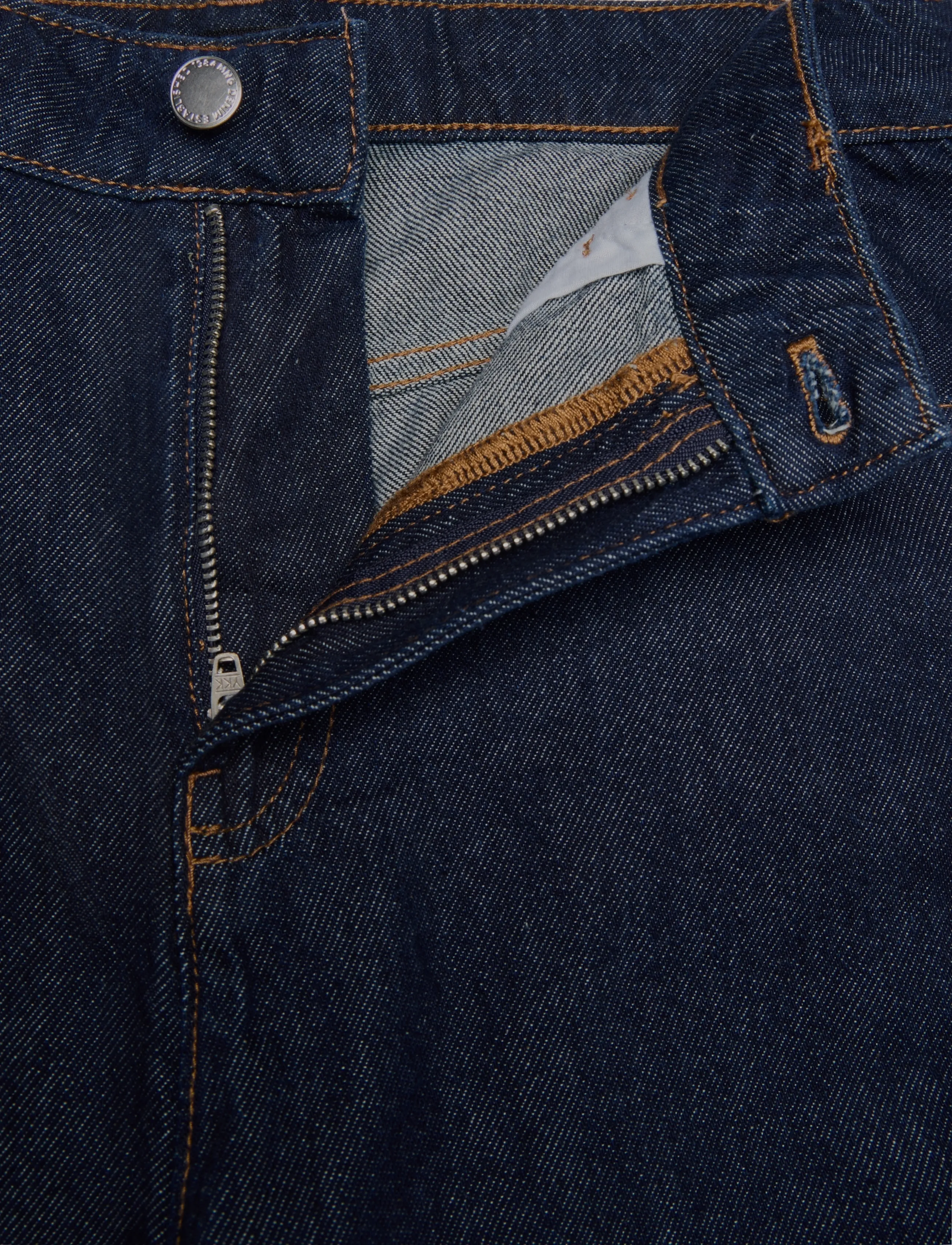 Mango - High-waist straight-fit denim shorts - casual shorts - open blue - 5