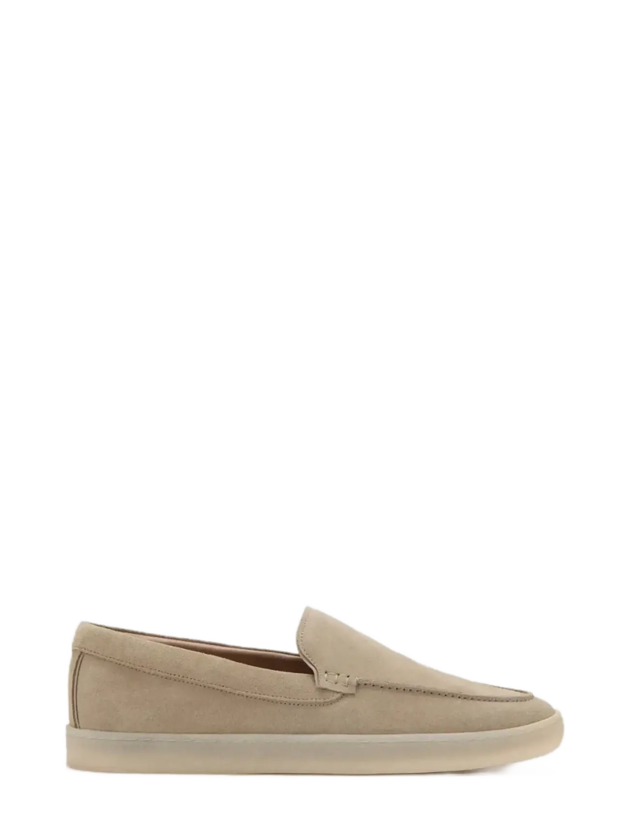 Mango Split Leather Schuhe, 46, Beige - Loafers, Männerswear