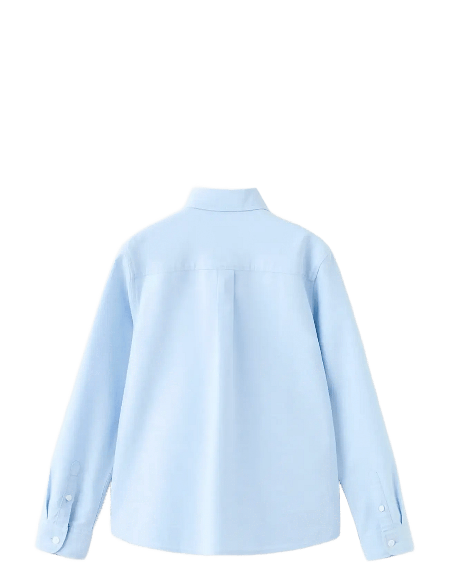 Mango - Oxford shirt - pitkähihaiset kauluspaidat - lt-pastel blue - 1