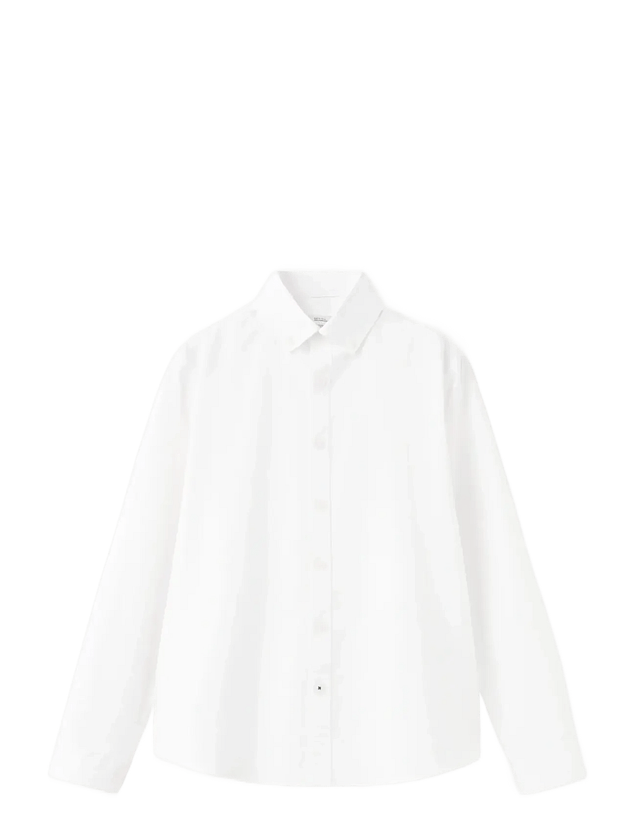 Mango - Oxford shirt - långärmade skjortor - white - 0