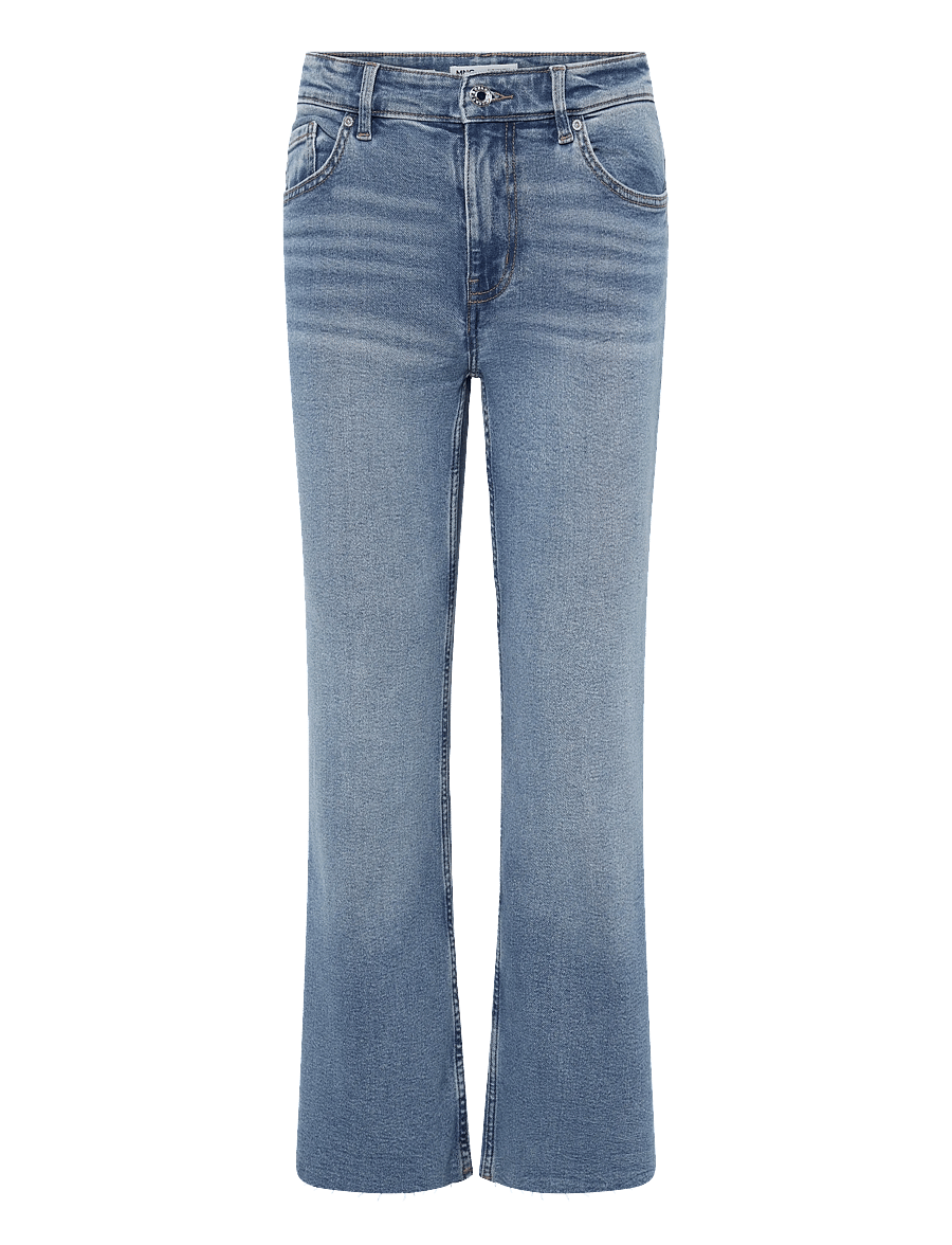 Mango - Sienna flared cropped jeans - flared jeans - open blue - 1