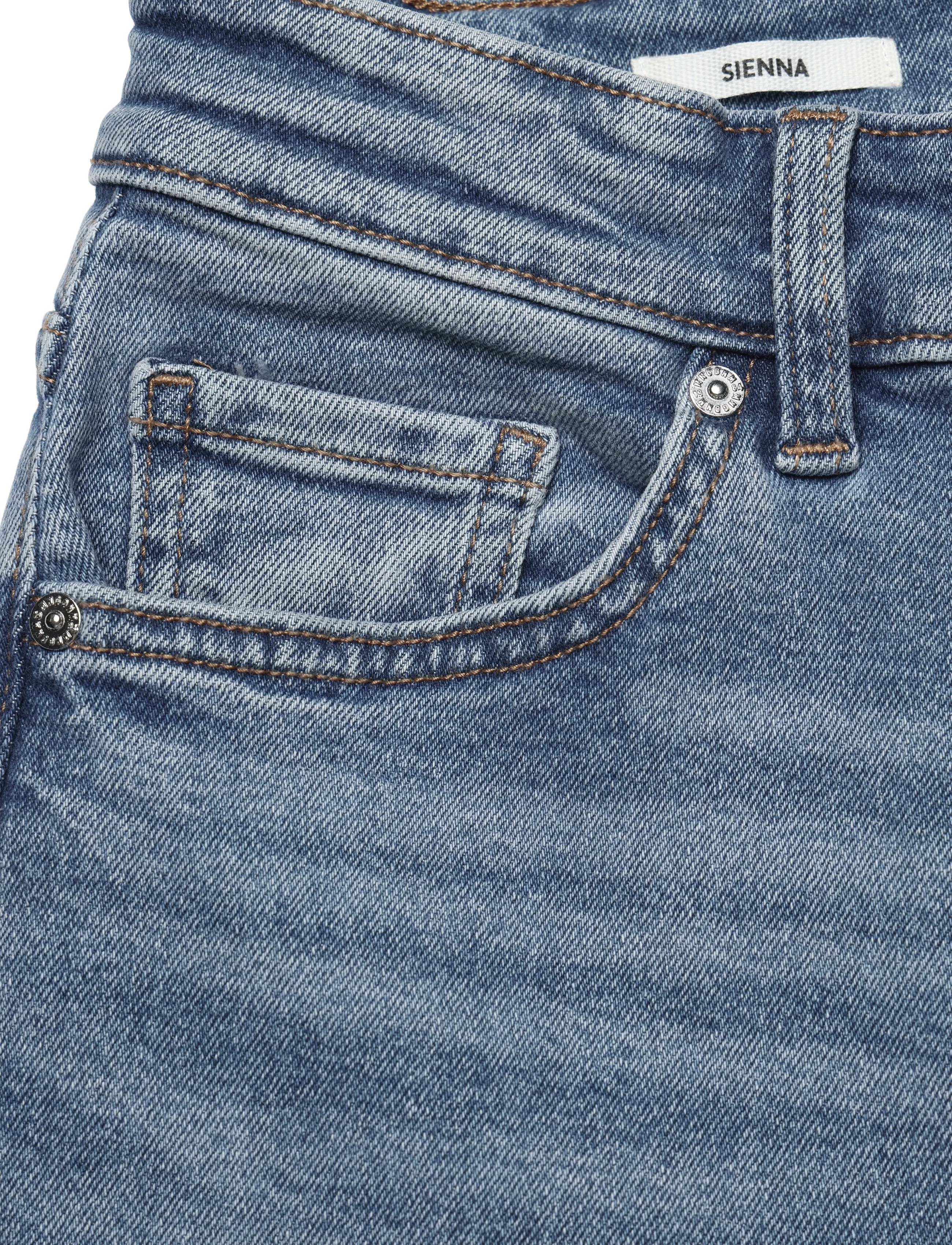 Mango - Sienna flared cropped jeans - flared jeans - open blue - 4