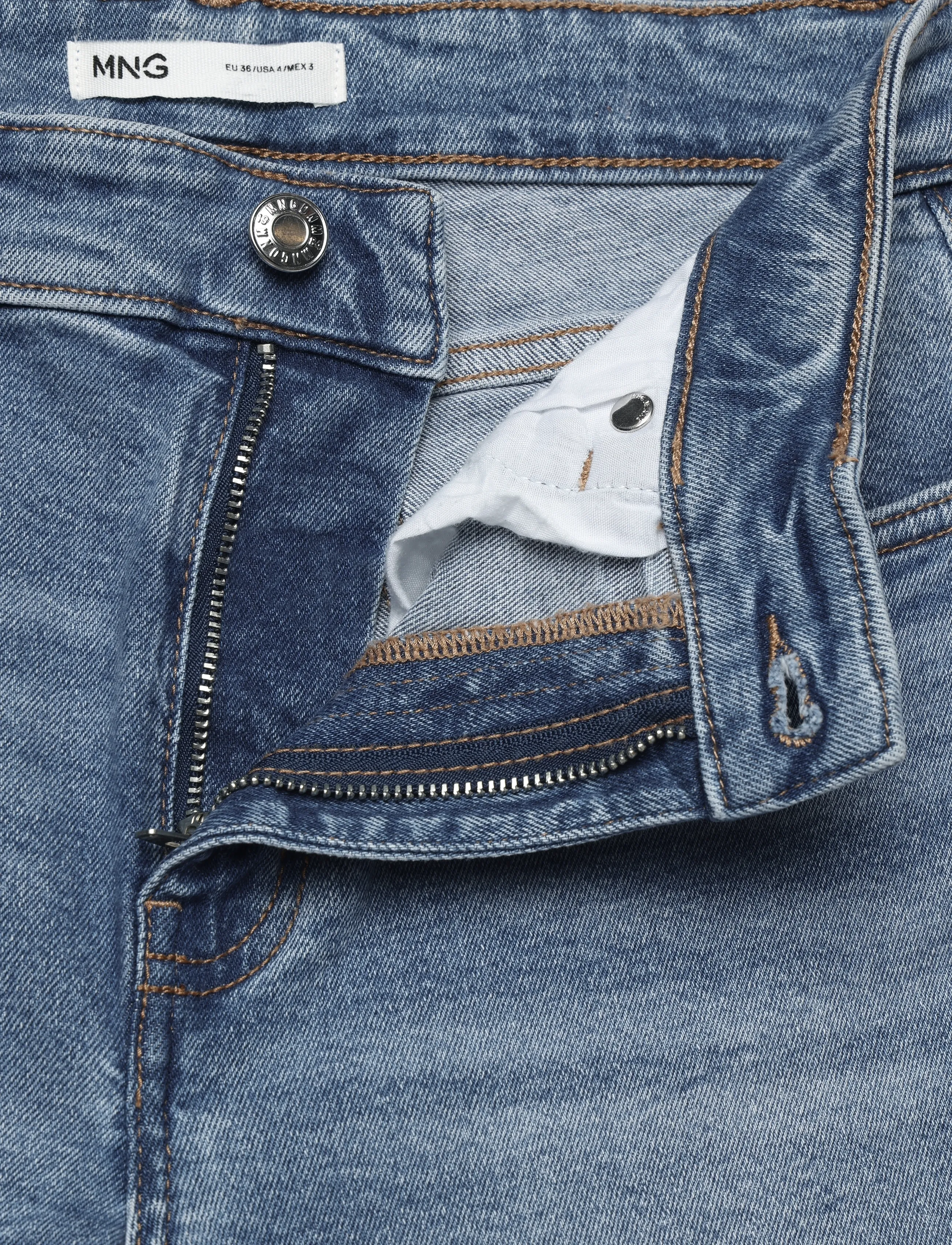 Mango - Sienna flared cropped jeans - flared jeans - open blue - 5