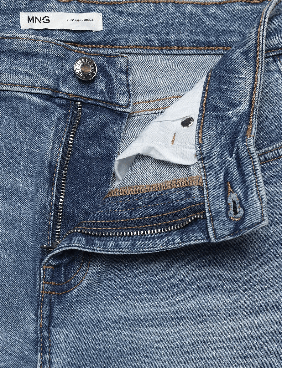 Mango - Sienna flared cropped jeans - flared jeans - open blue - 5