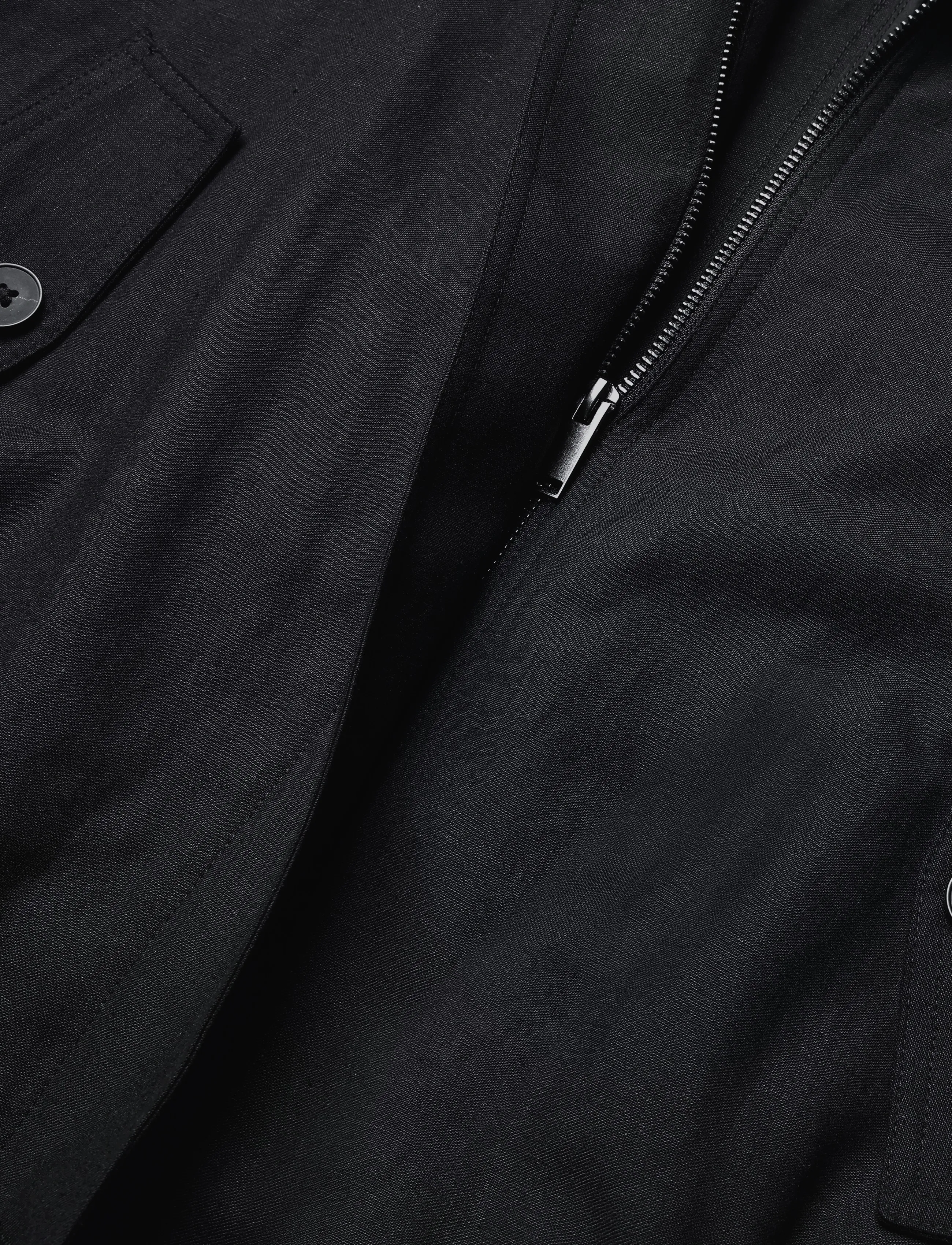 Mango - Funnel-neck bomber jacket - vårjackor - black - 5