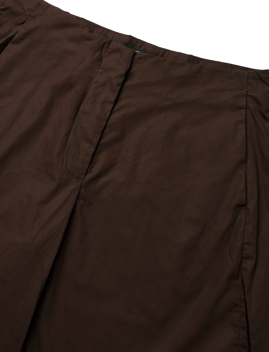 Mango - Straight-leg trousers with detachable scarf - raka byxor - dark brown - 5