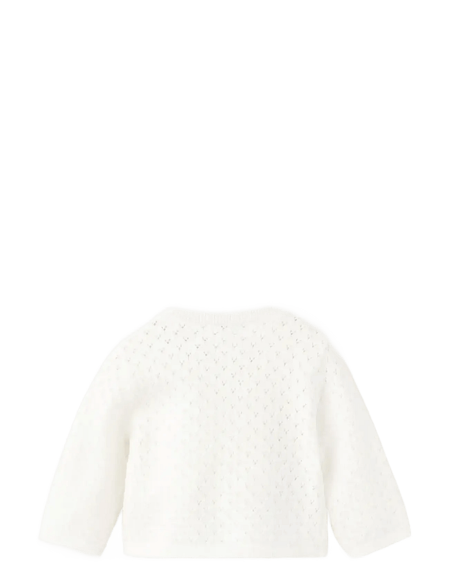 Mango - Openwork knit cardigan - neuletakit - natural white - 1