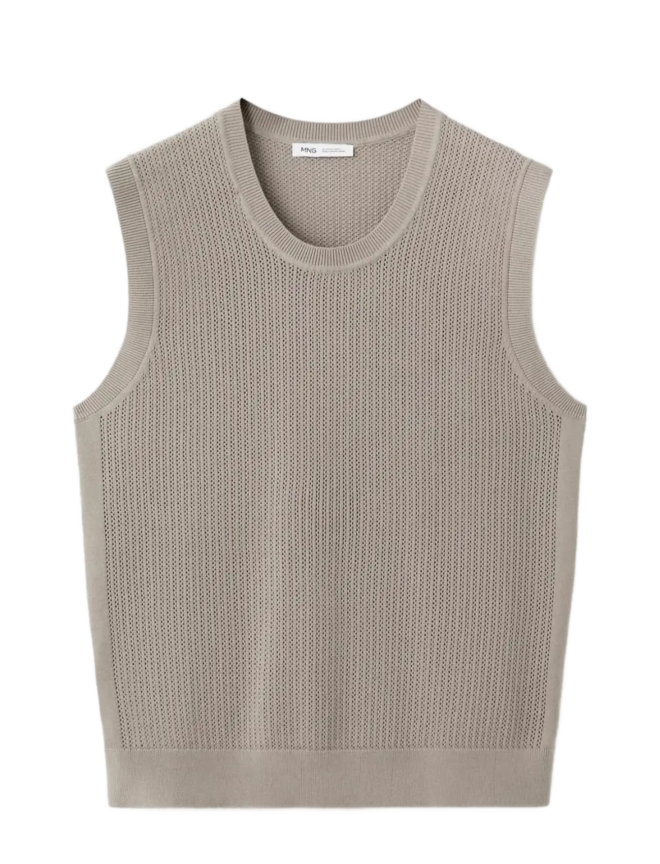 Mango Fine-knit gilet - Strik - MEDIUM BROWN / brown