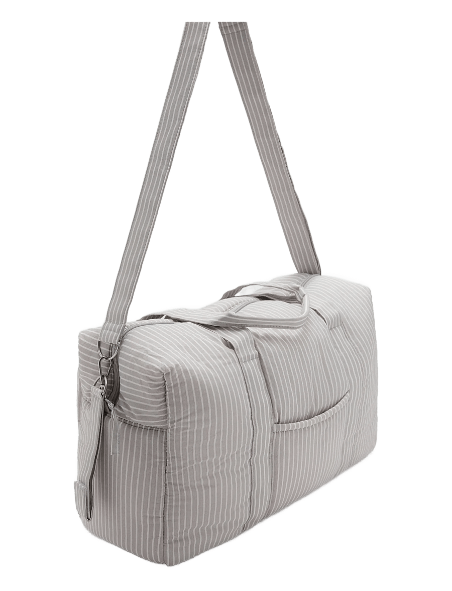 Mango - Striped maternity bag - skötväskor - natural white - 1