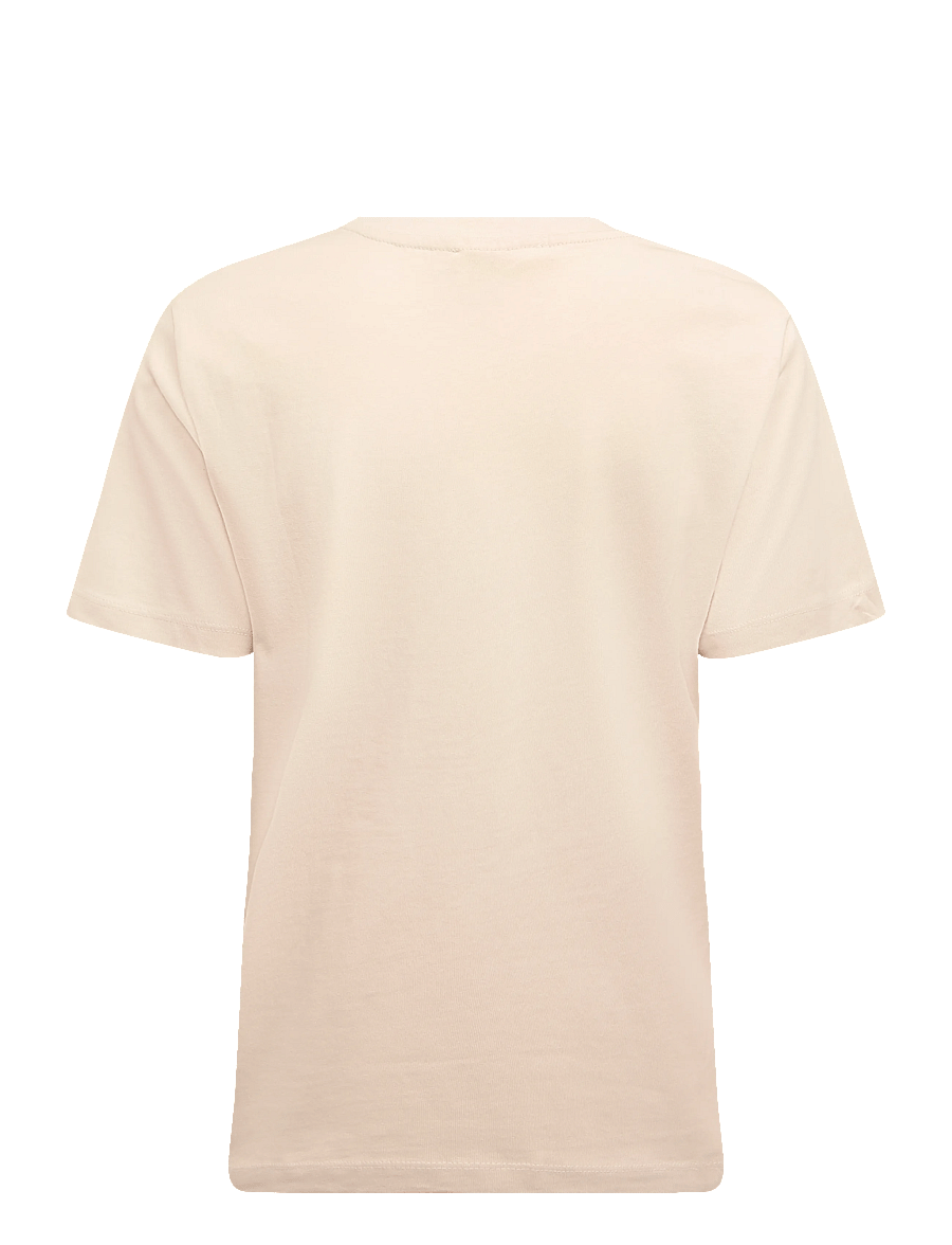 Mango - Printed cotton-blend t-shirt - t-shirts - light beige - 2
