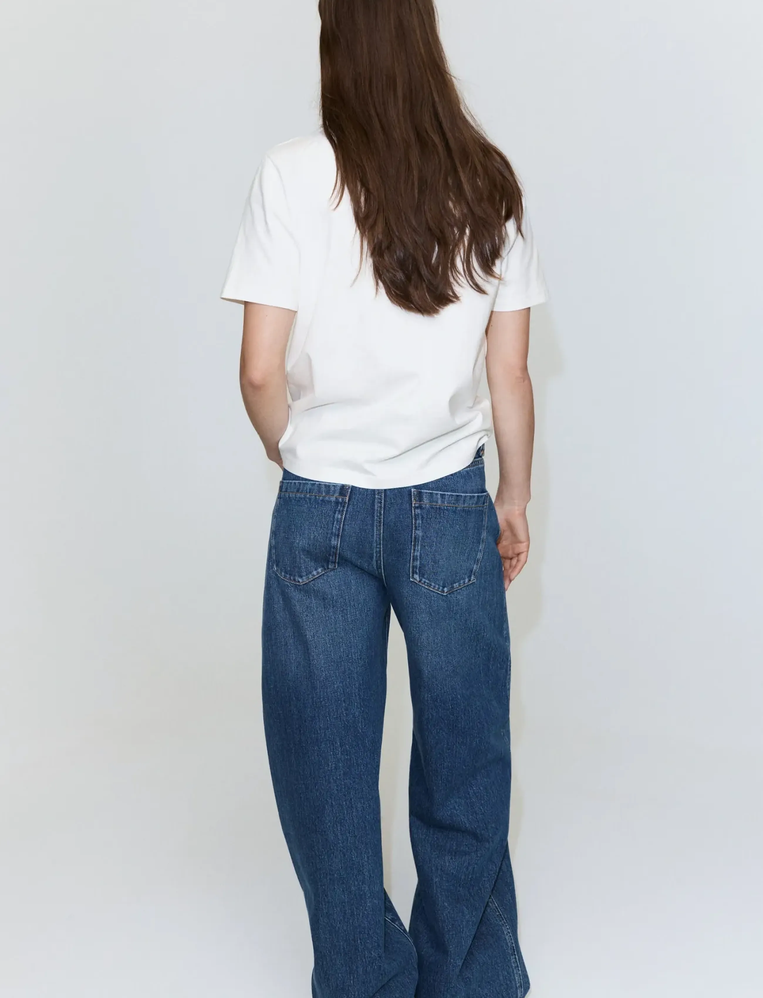Mango - Printed cotton-blend t-shirt - t-shirts - medium blue - 3