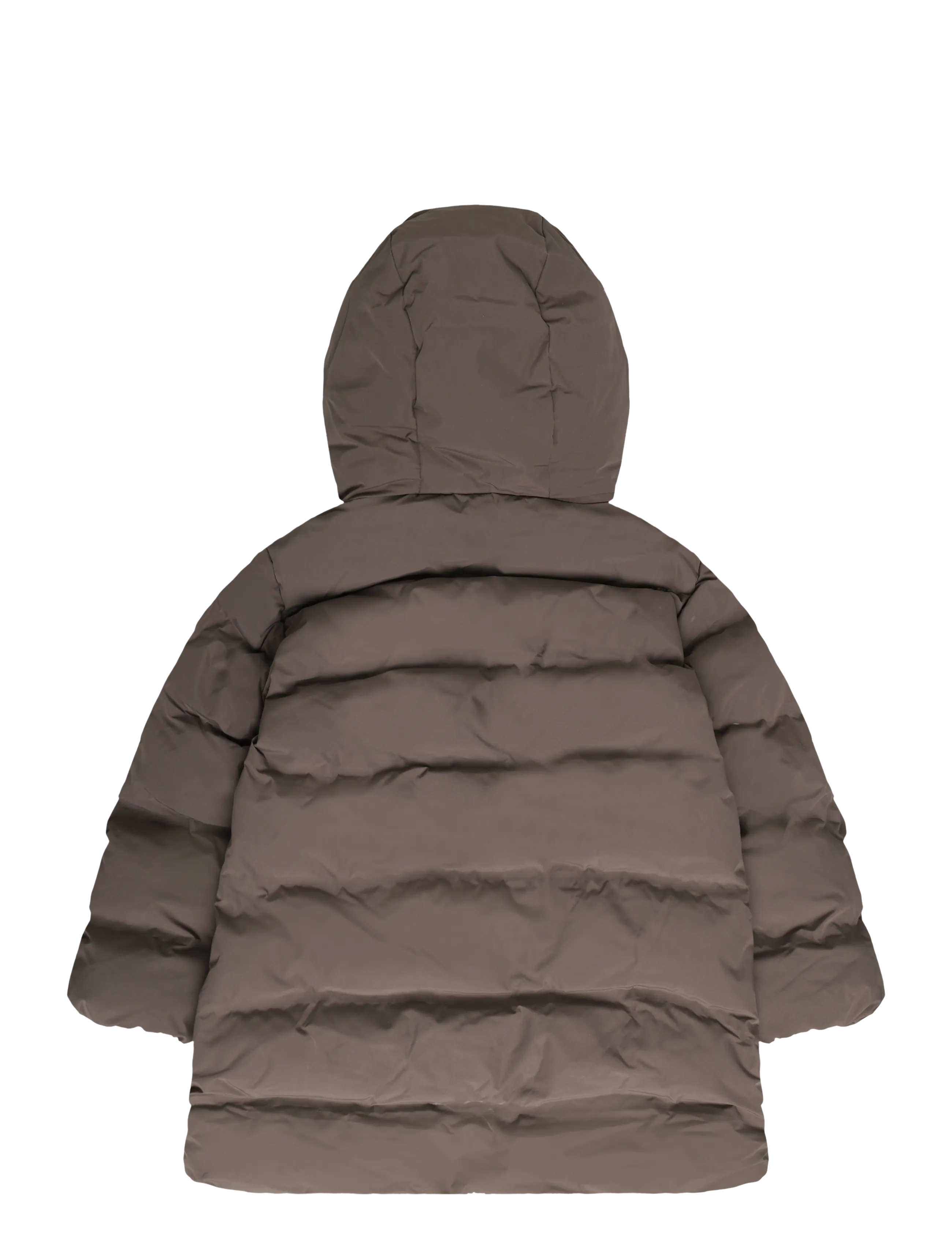 Mango - Long padded anorak with hood - anoraker - medium brown - 1