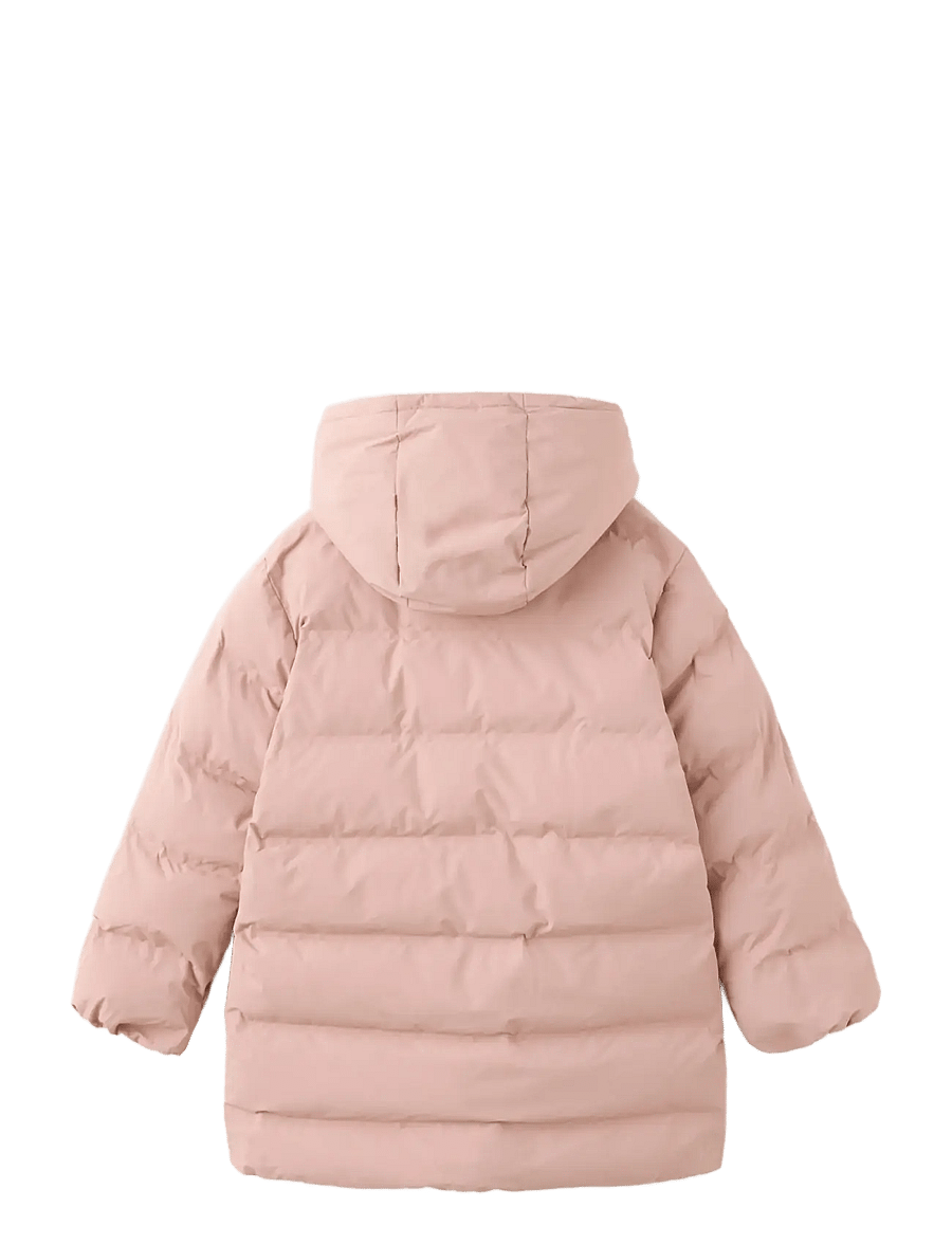 Mango - Long padded anorak with hood - anoraker - pink - 1