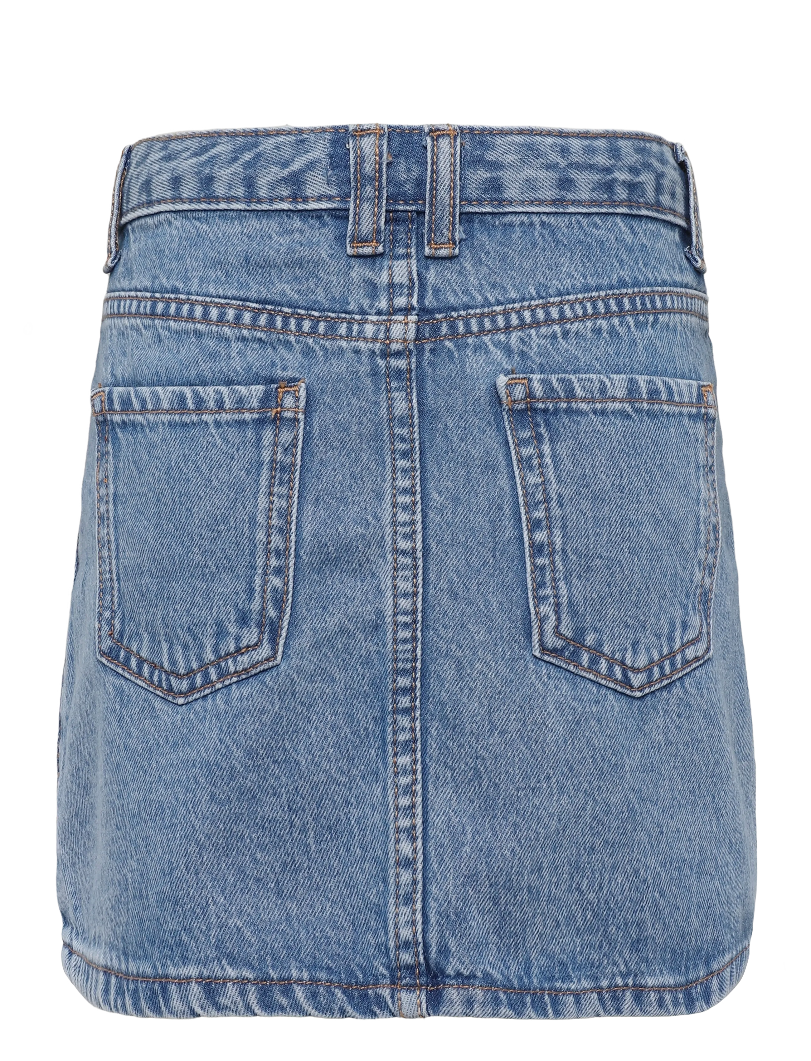 Mango - Denim skirt with buttons - korte nederdele - open blue - 2