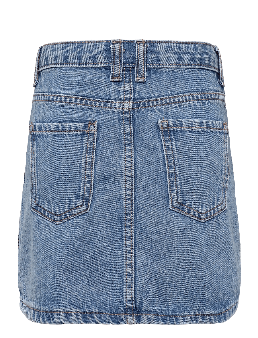 Mango - Denim skirt with buttons - korte nederdele - open blue - 2
