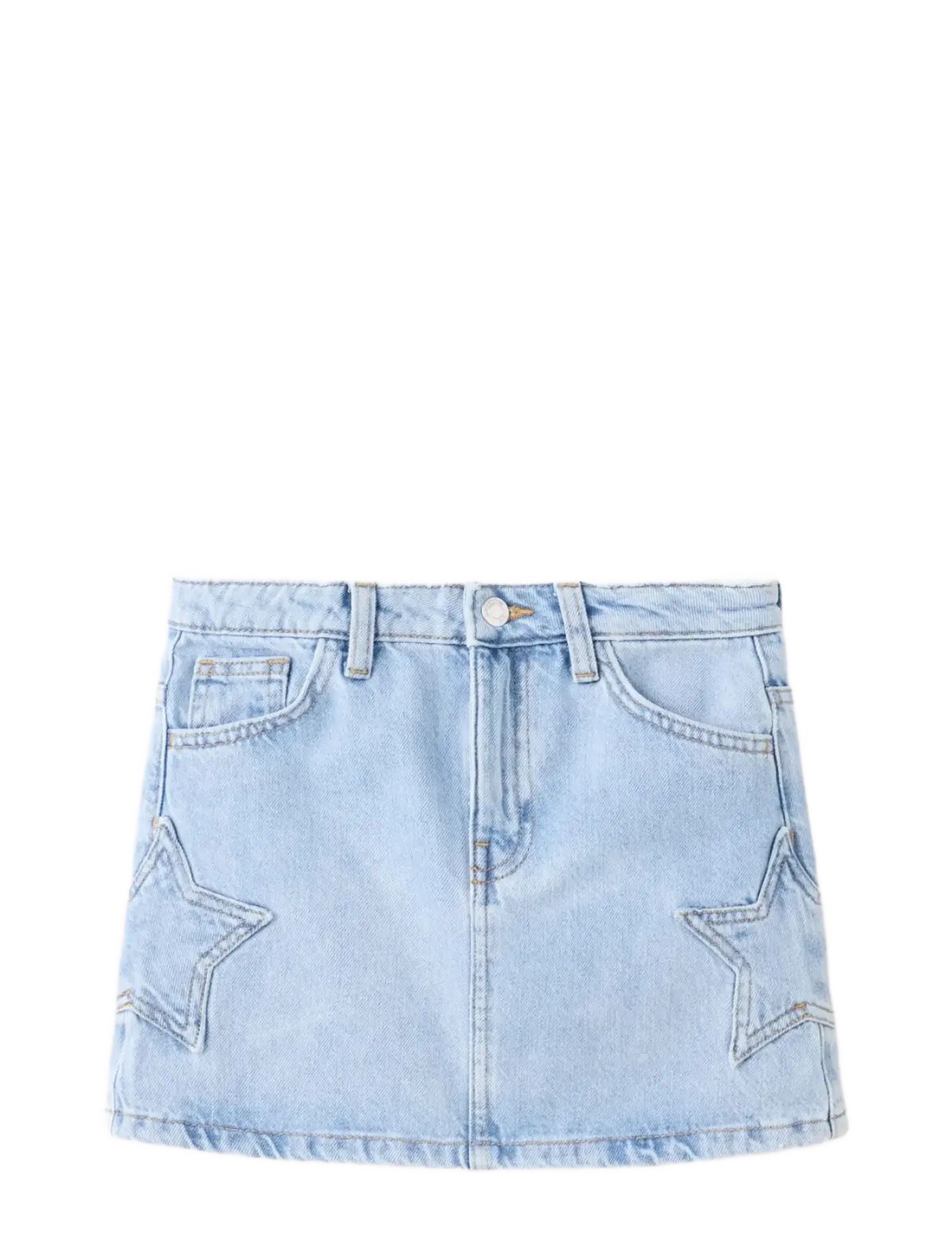 Mango Denim skirt with stars - Kjoler & Nederdele - OPEN BLUE / blue