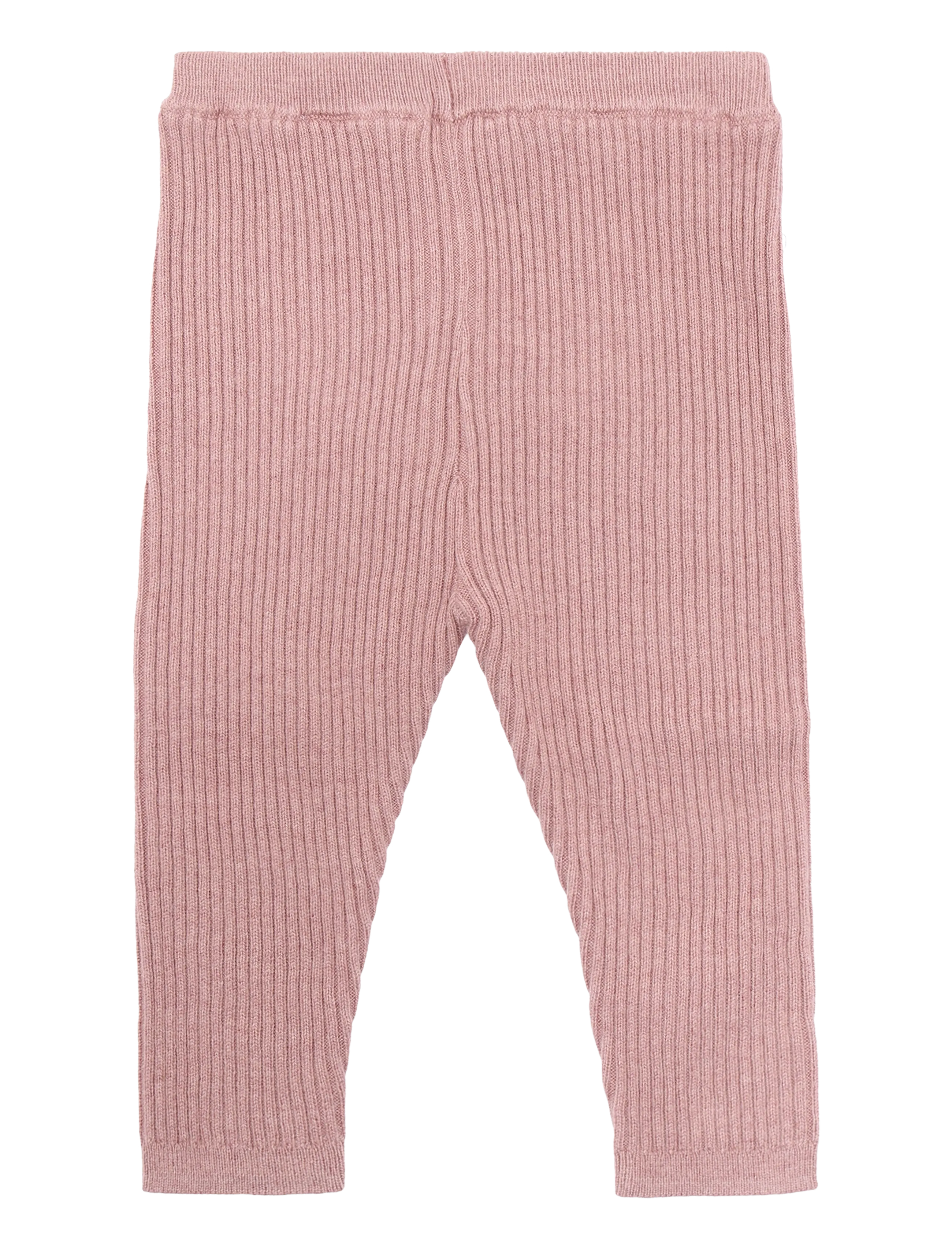 Mango - Cotton ribbed leggings - leggings - pink - 1