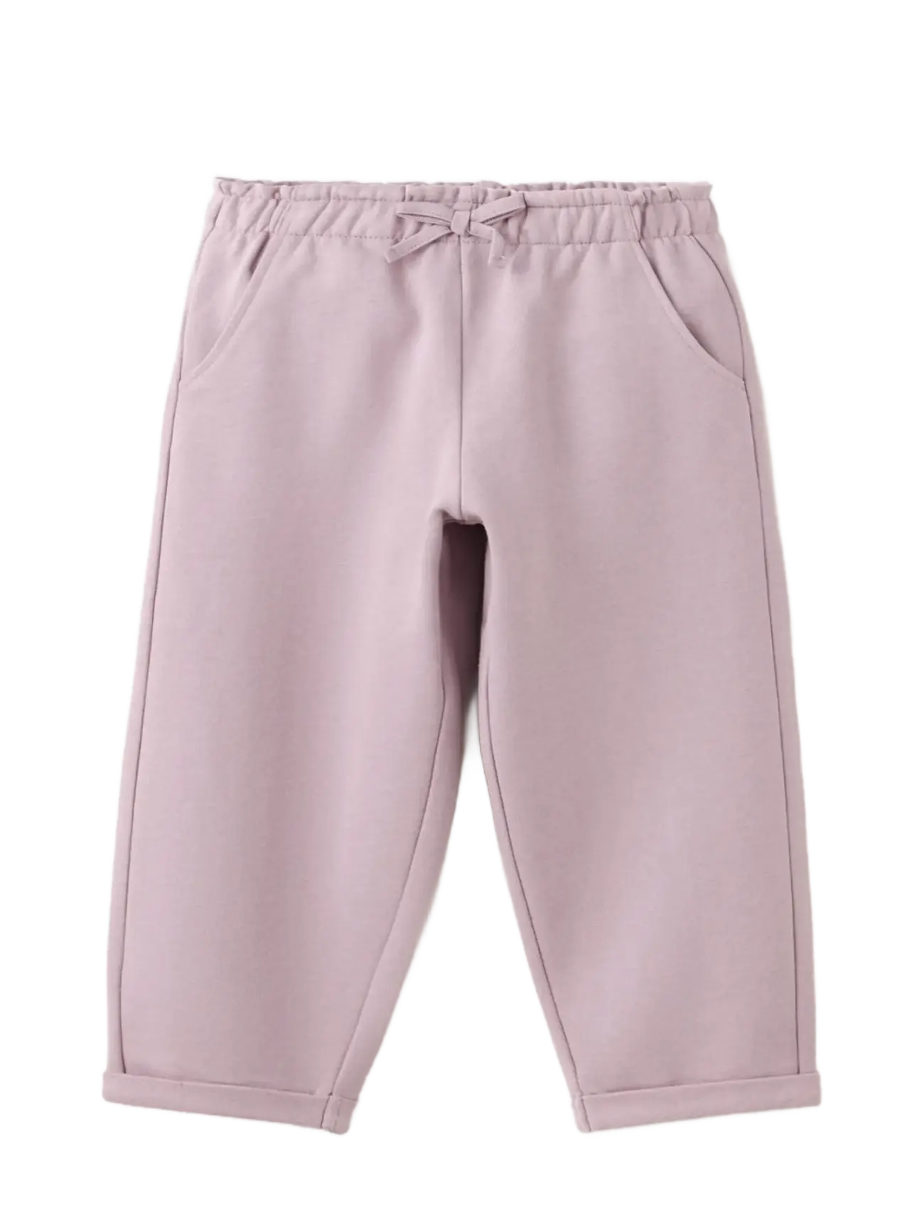 Mango Cotton Drawstring Joggers, 2-3, Purple, Underdele > Joggingbukser, Børn