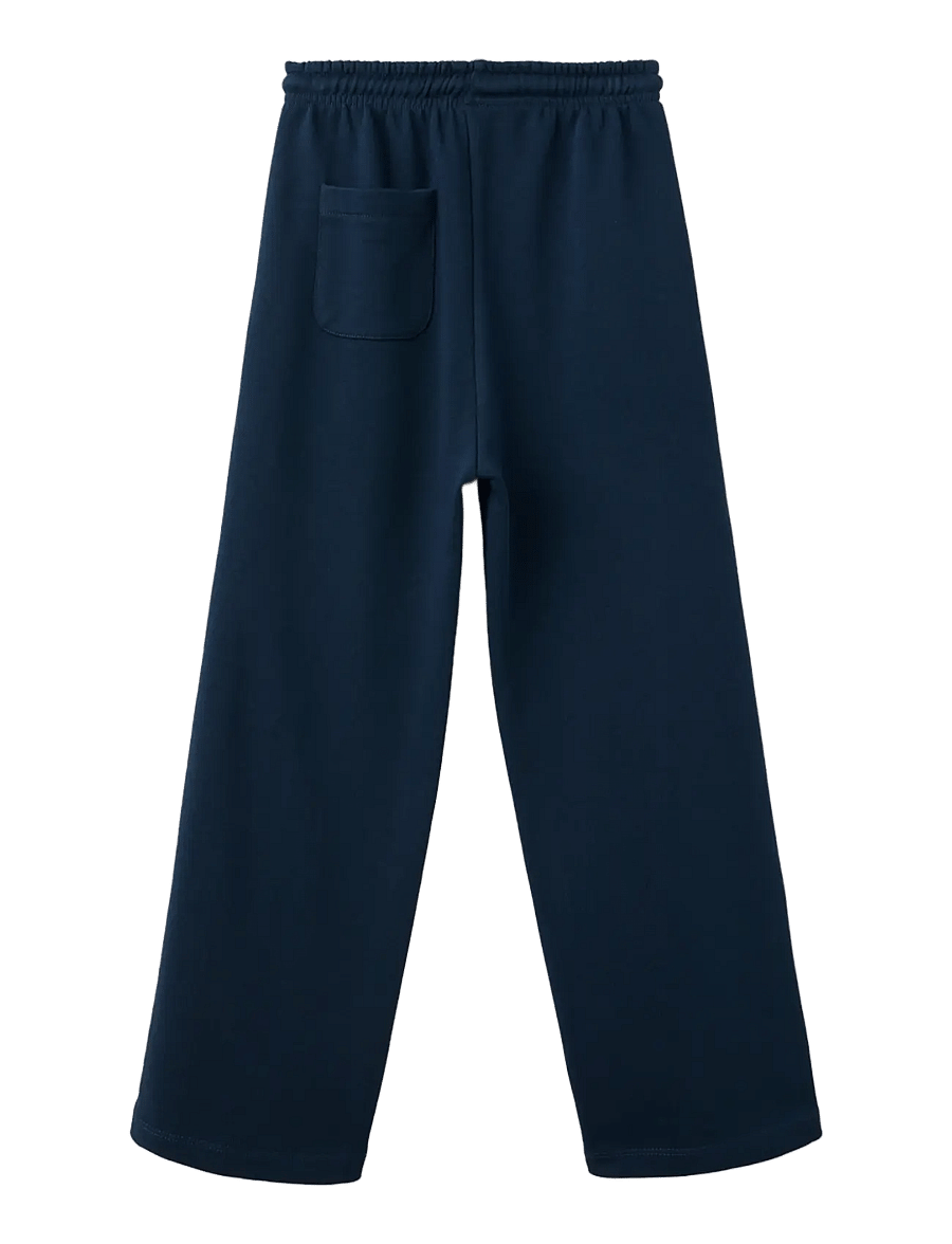 Mango - Cotton jogger-style trousers - sweatpants - navy - 1