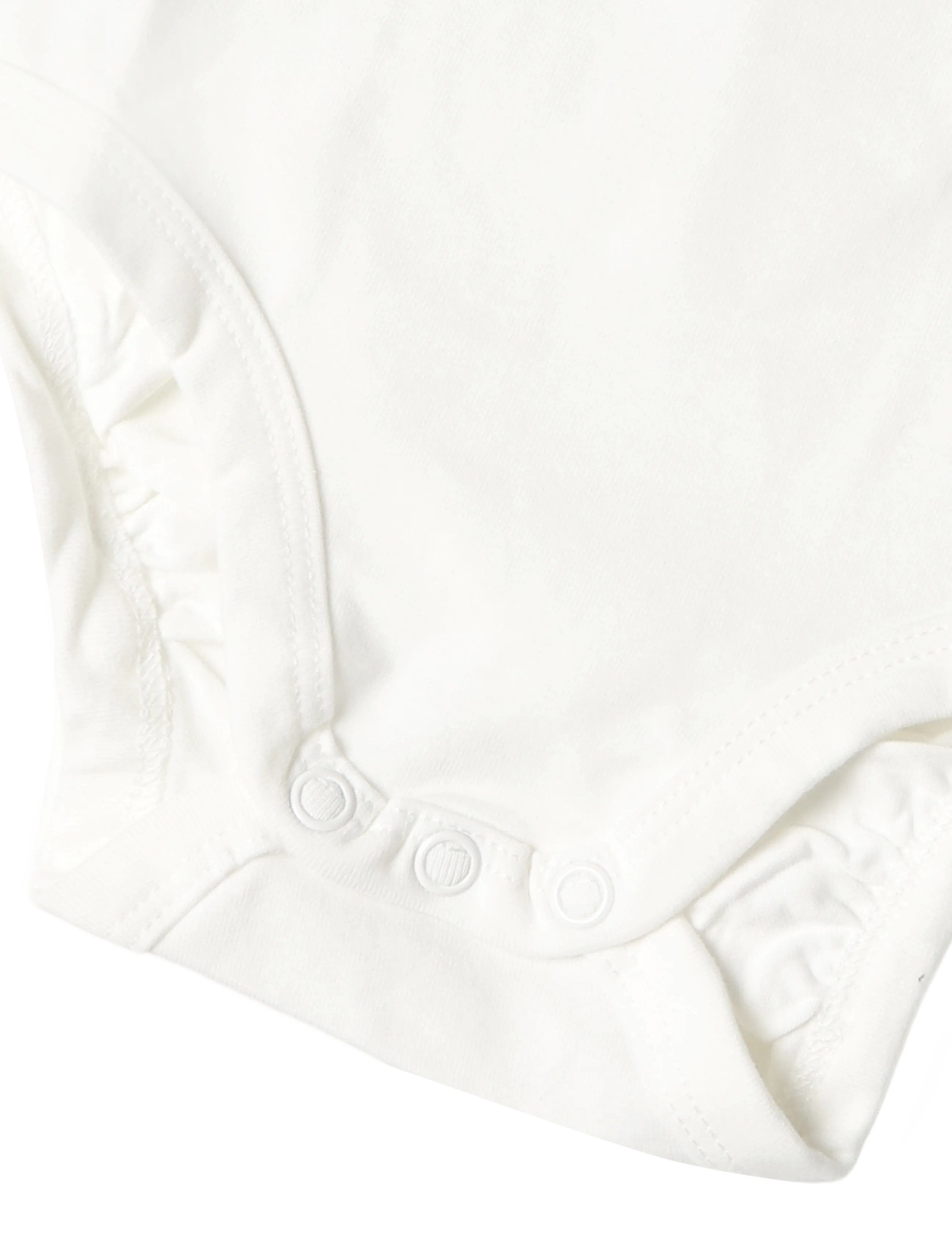 Mango - Cotton baby collar playsuit - langærmede bodyer - natural white - 3